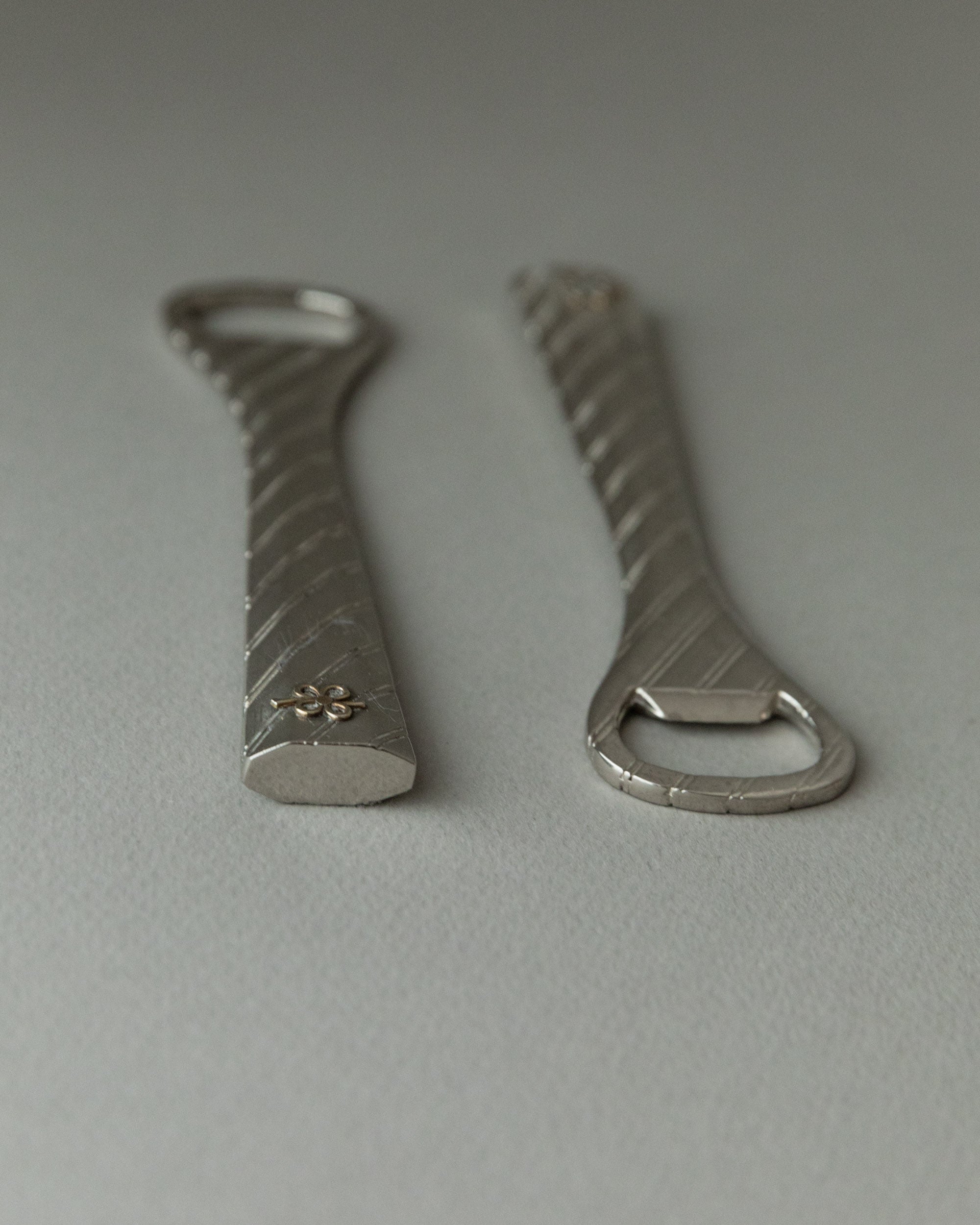 Set of Vintage Silver-plated Bottle Openers, Italy 60s