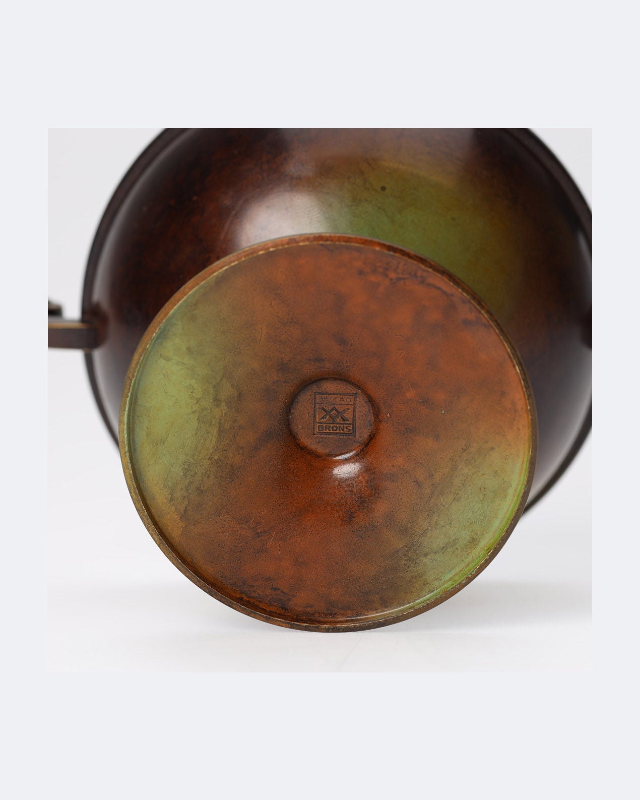Small Tazza by Carl-Einar Borgström for Ystad Brons, Sweden
