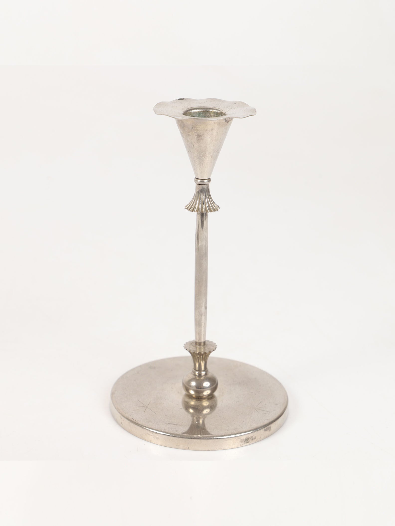 Four candlesticks by O. H. Lagerstedt for Skultuna, 20th century