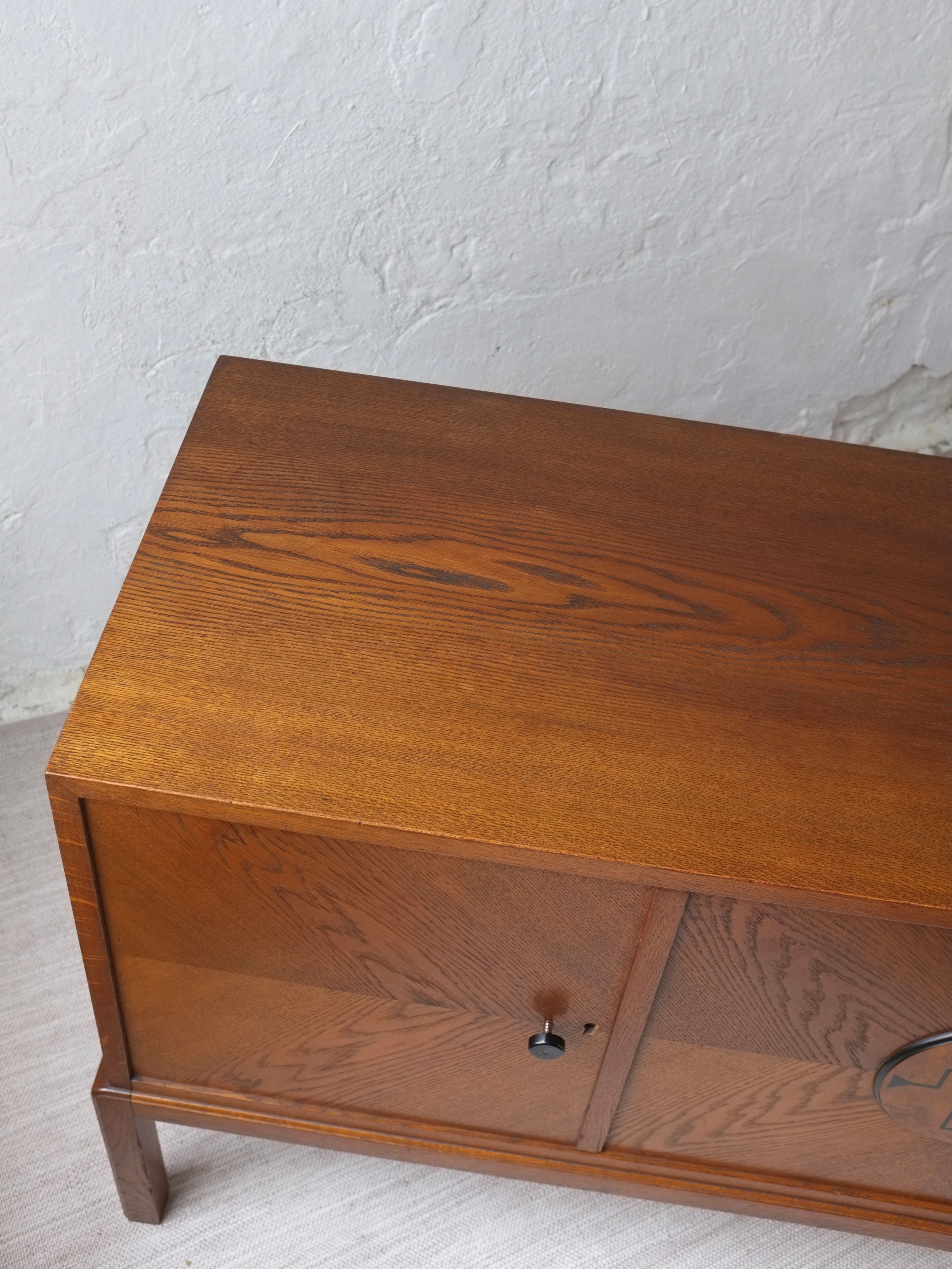Swedish Modern Oak Sideboard, 1930s