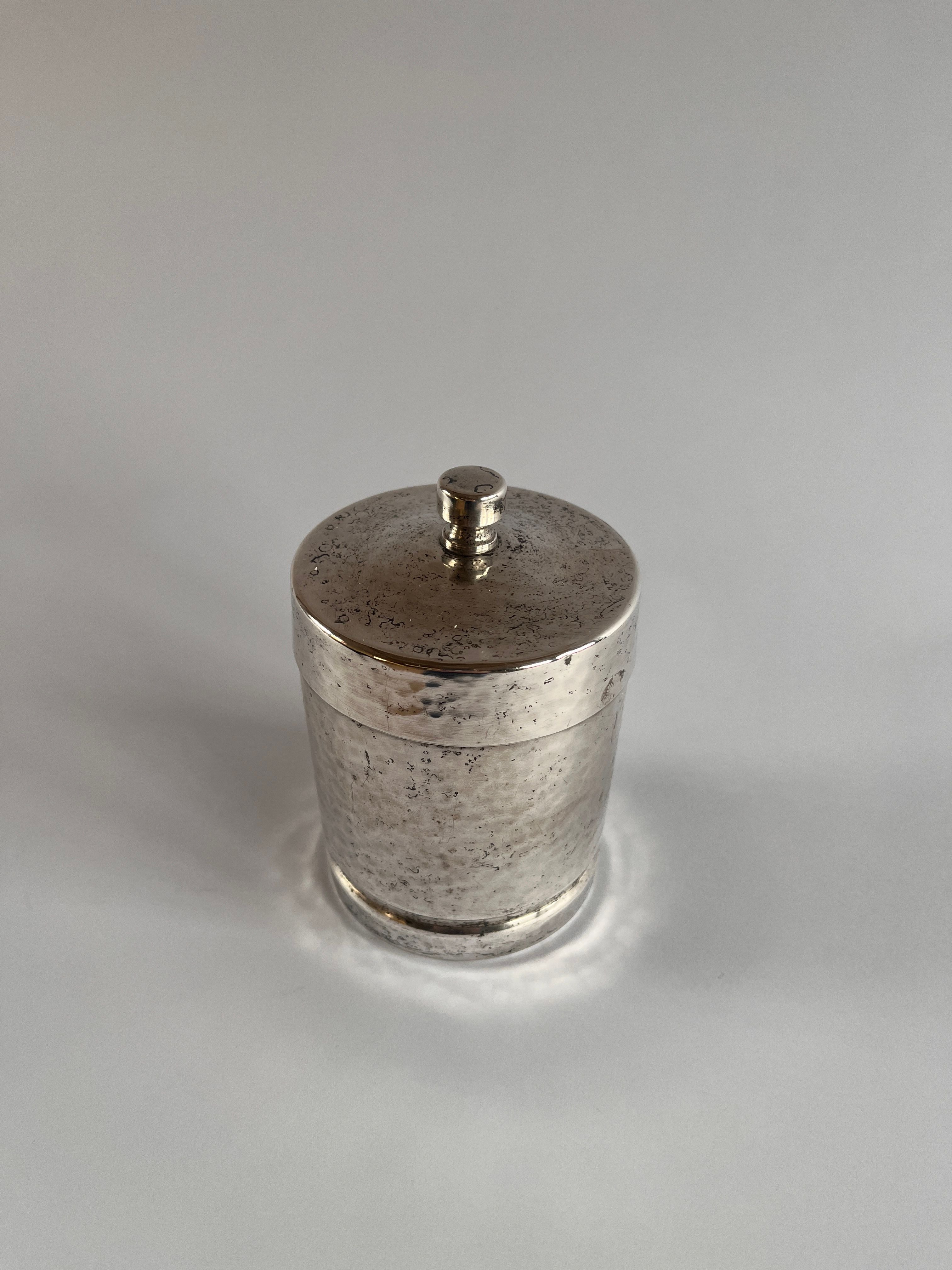 Art Deco Hammered Pewter Box by Gero.