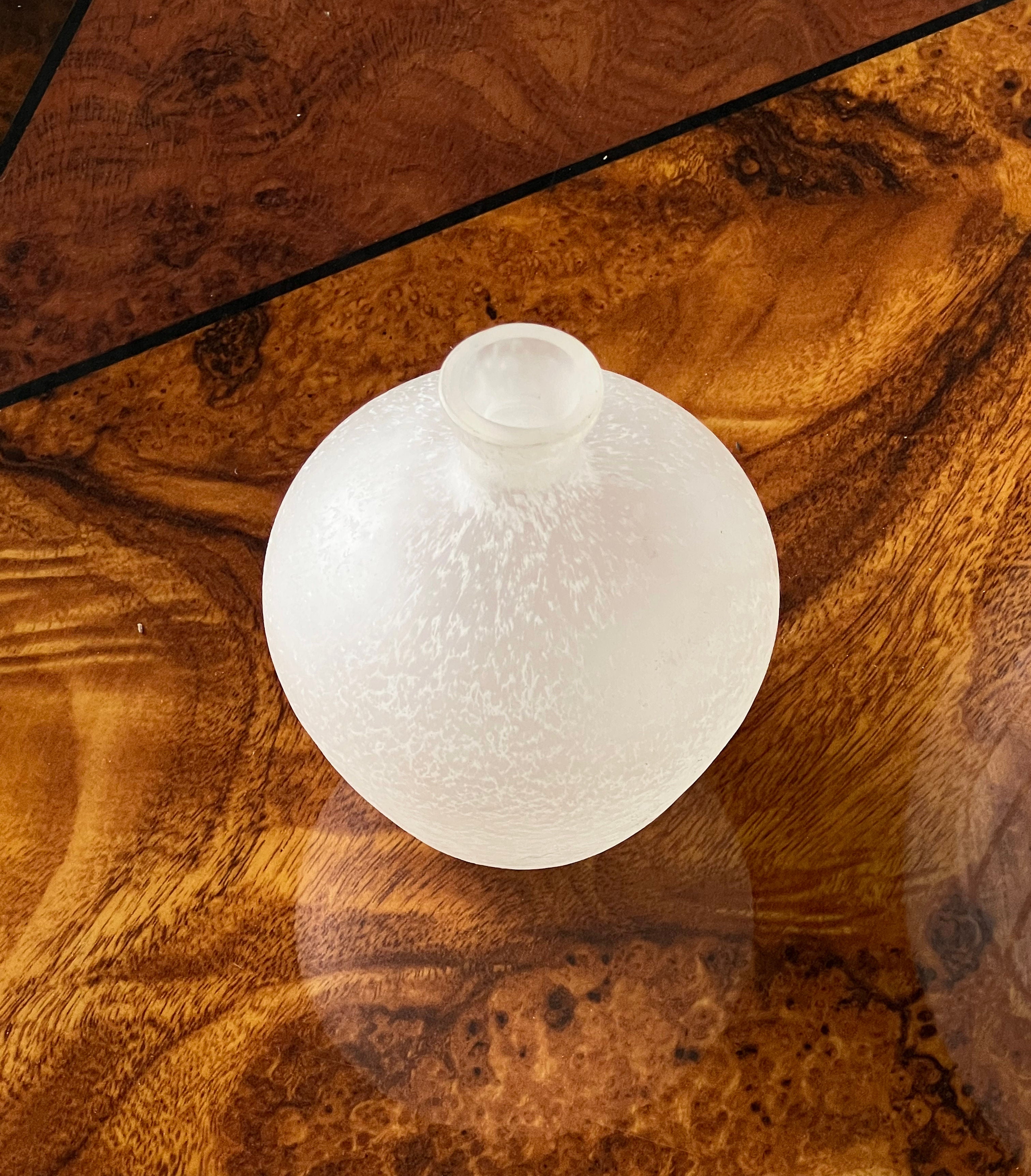 Frosted Glass Vase