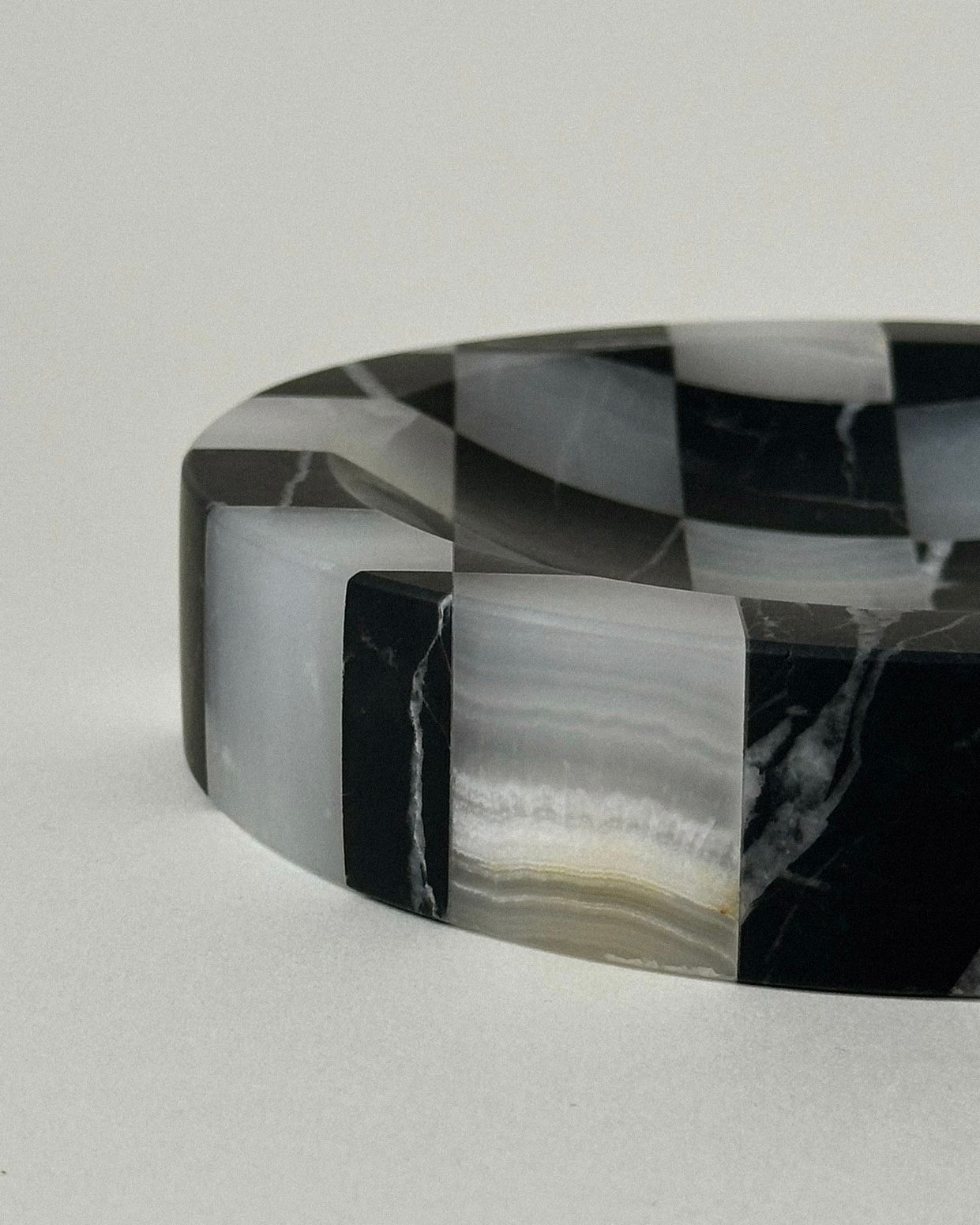 'TOTEM' Checkered Tray