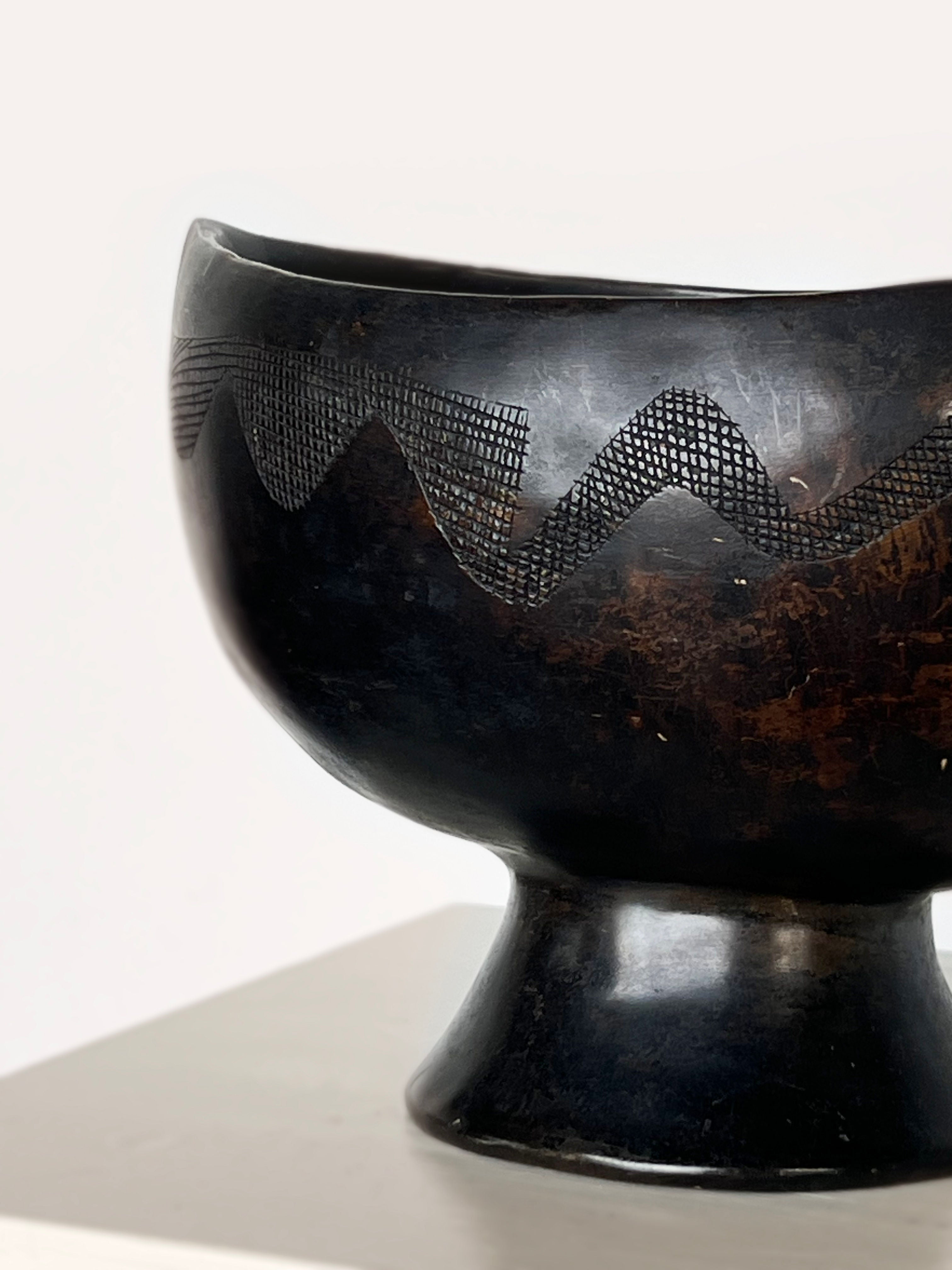 Ebony Carved Dish