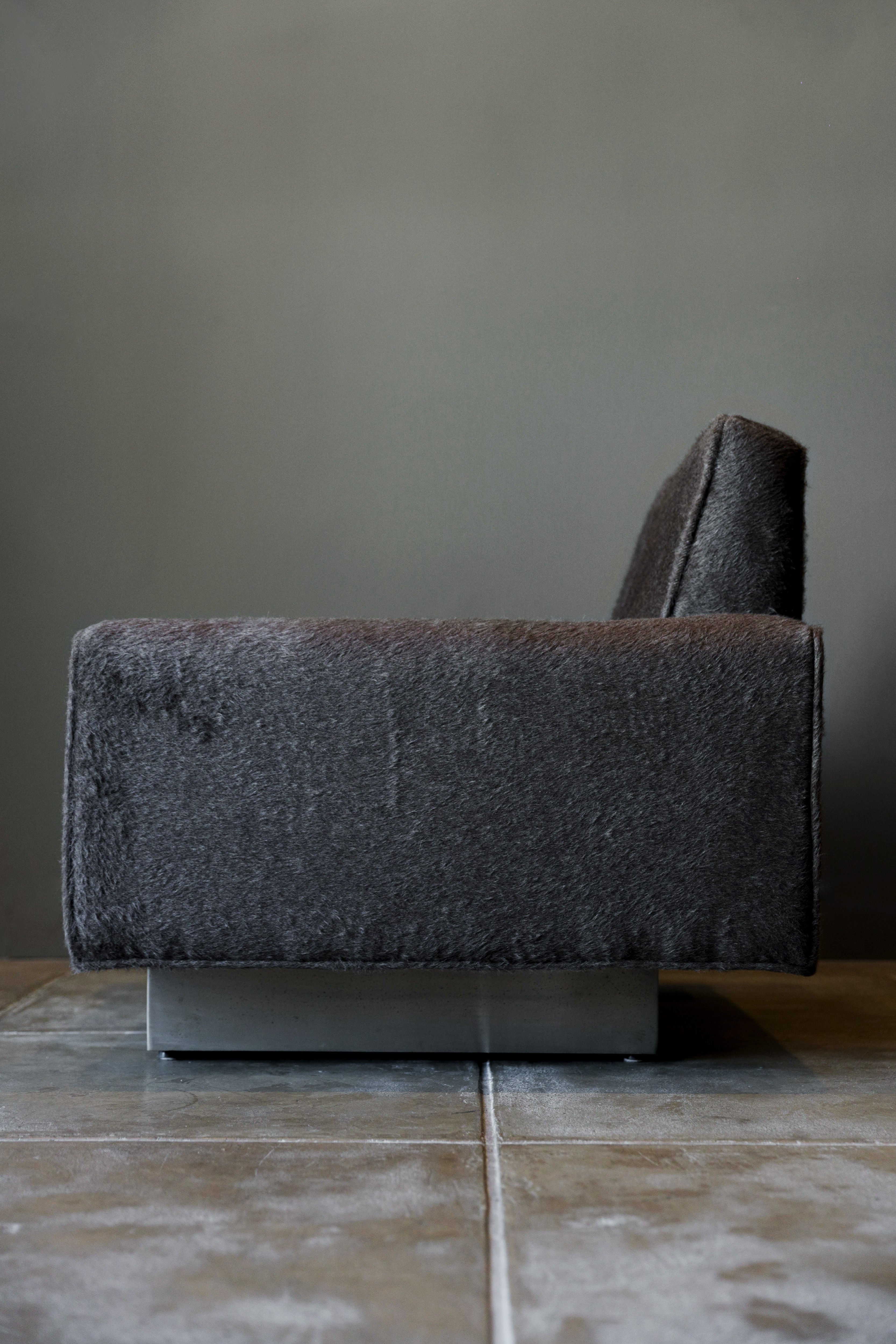 Pair of Club Armchairs by Halston