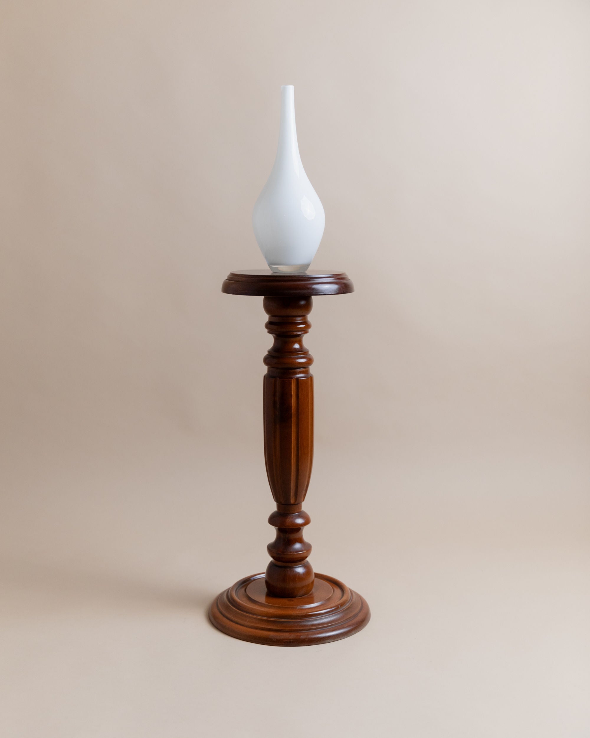 Wooden Stand, Column, Italy 1960s,