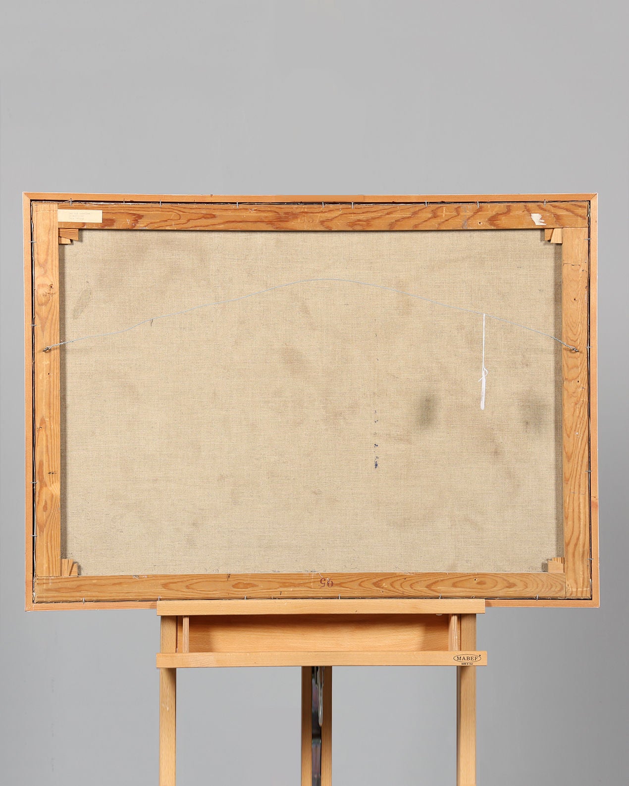 Grande huile sur toile par Stig Delang (1912-1995)