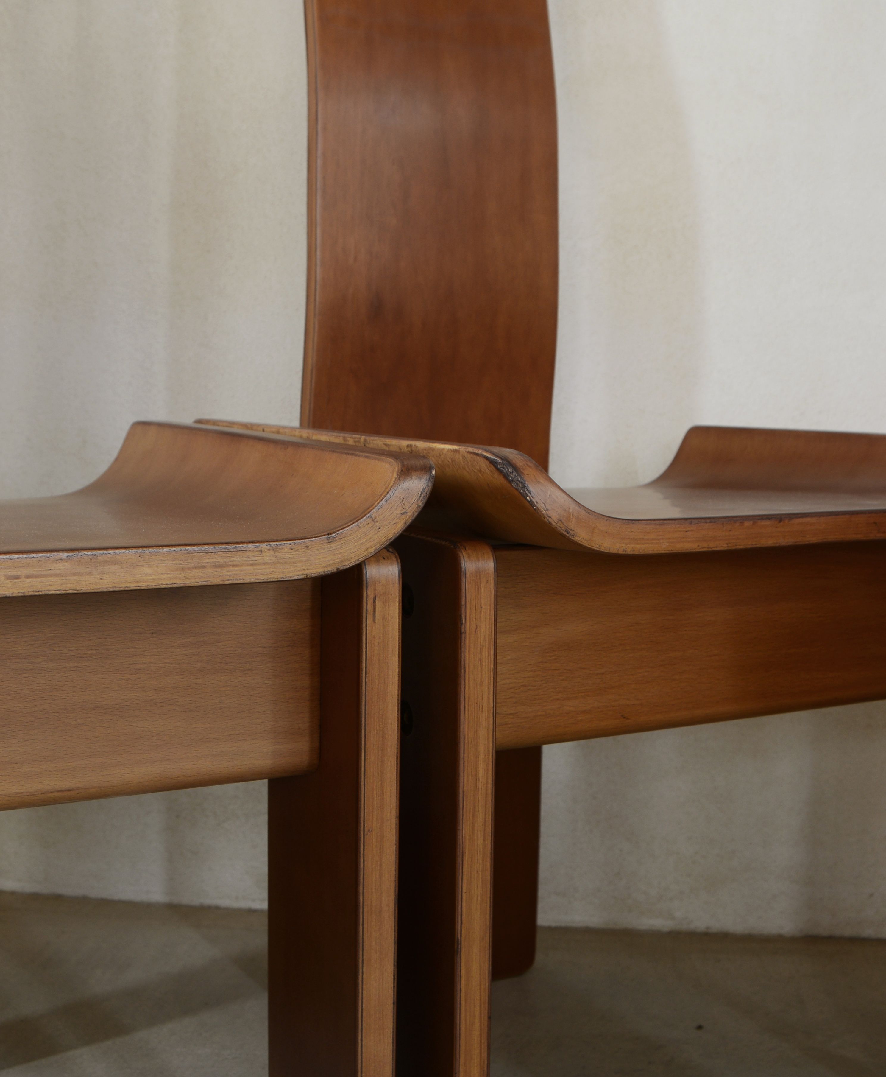Diago Chairs by Edoardo Landi for Nikol International, 1970s, Set of 4