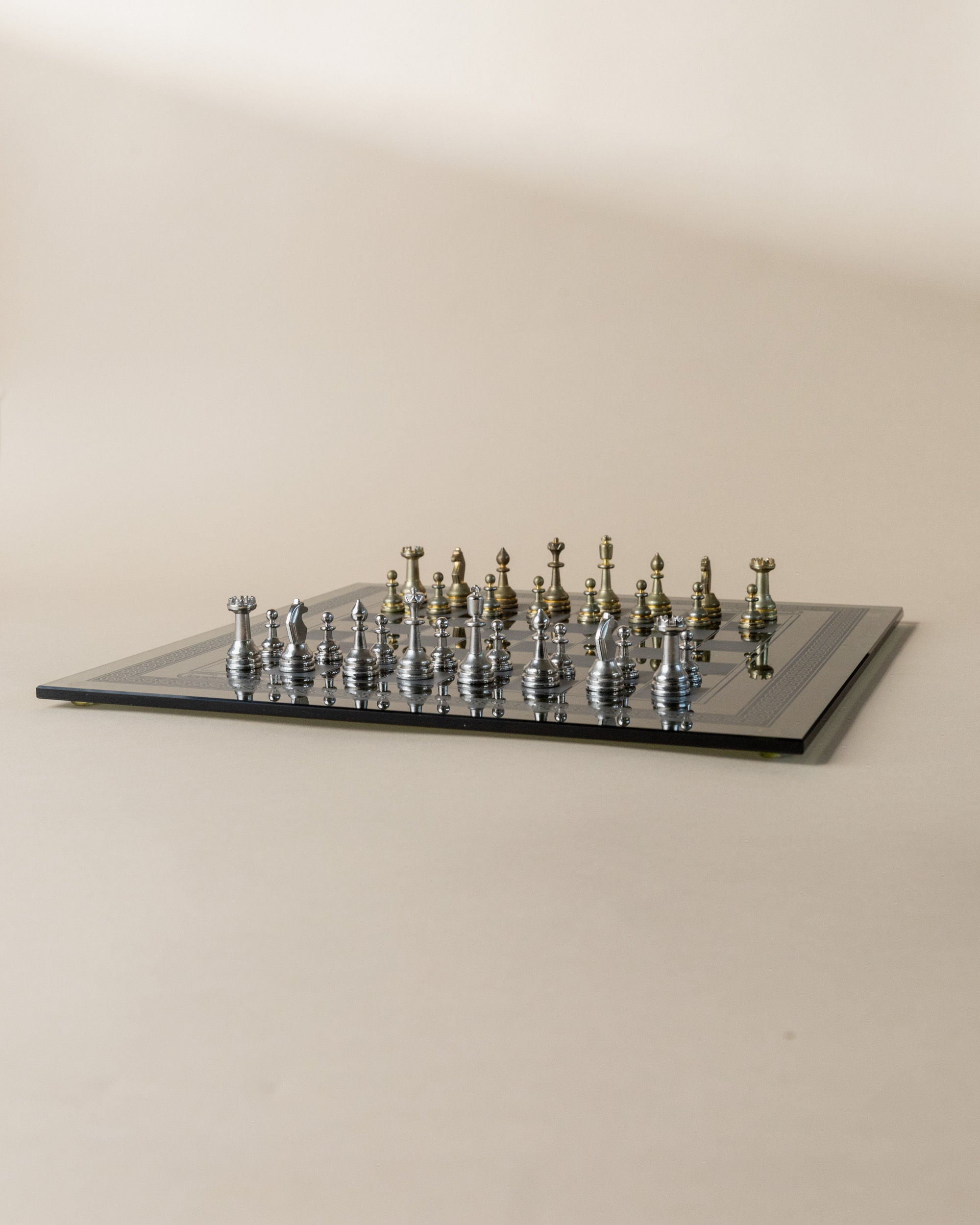 Mirrored Chessboard by Bartoletti, Italy 1980s