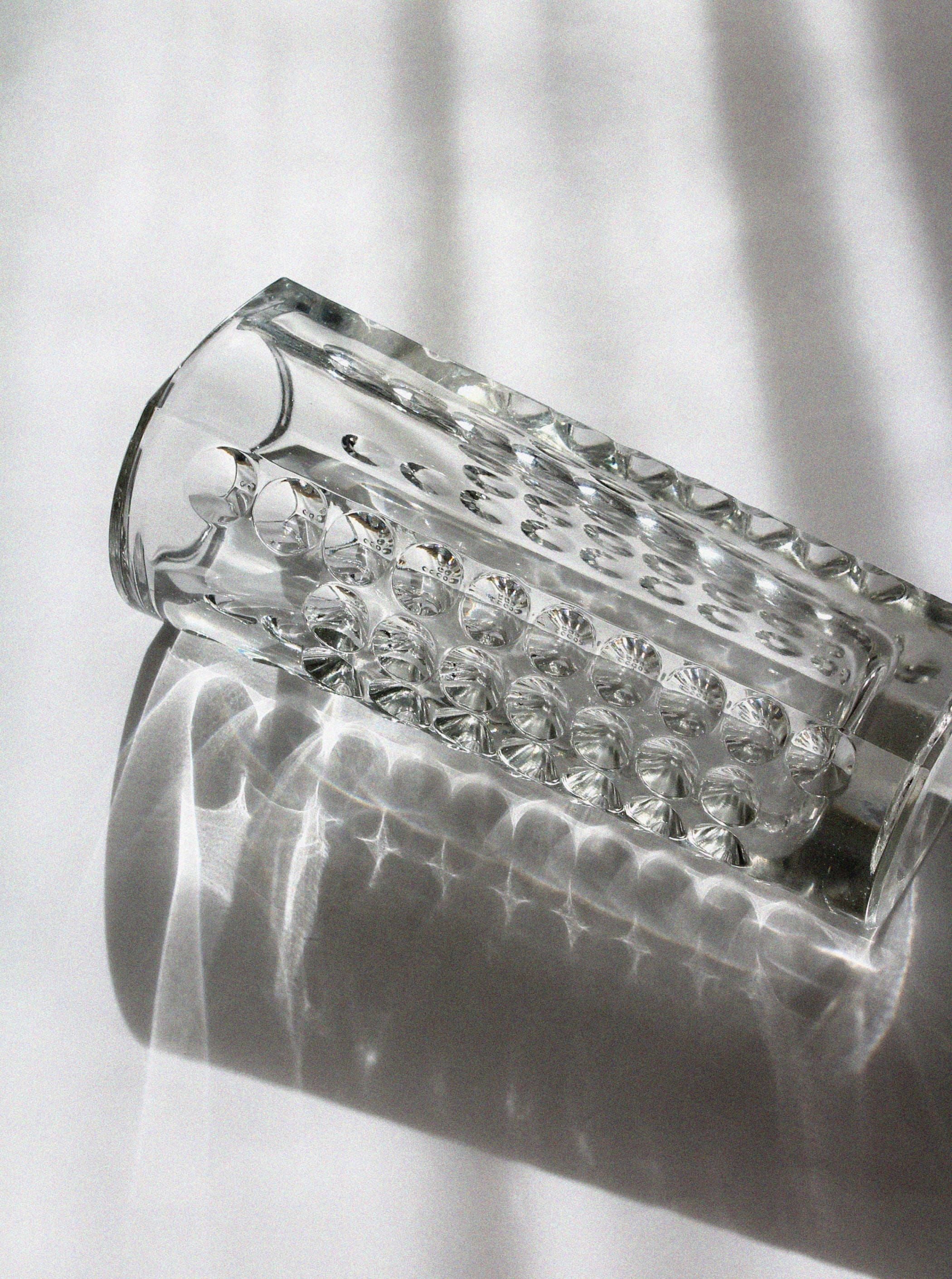 Crystal Glass Vase by Rudolf Jurnikl
