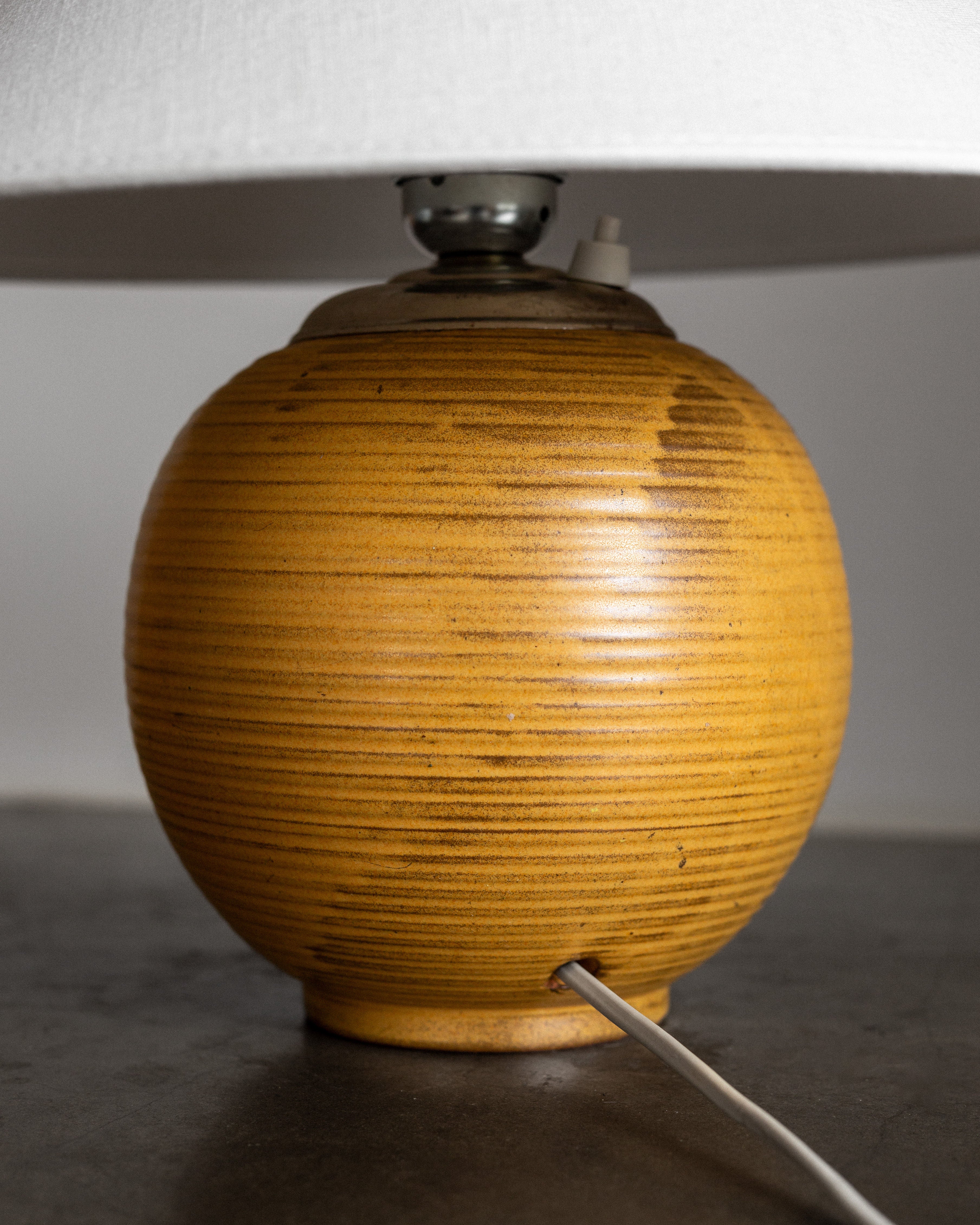 Ceramic Table Lamp, Sweden 1930s/40s by Spigel | The Oblist
