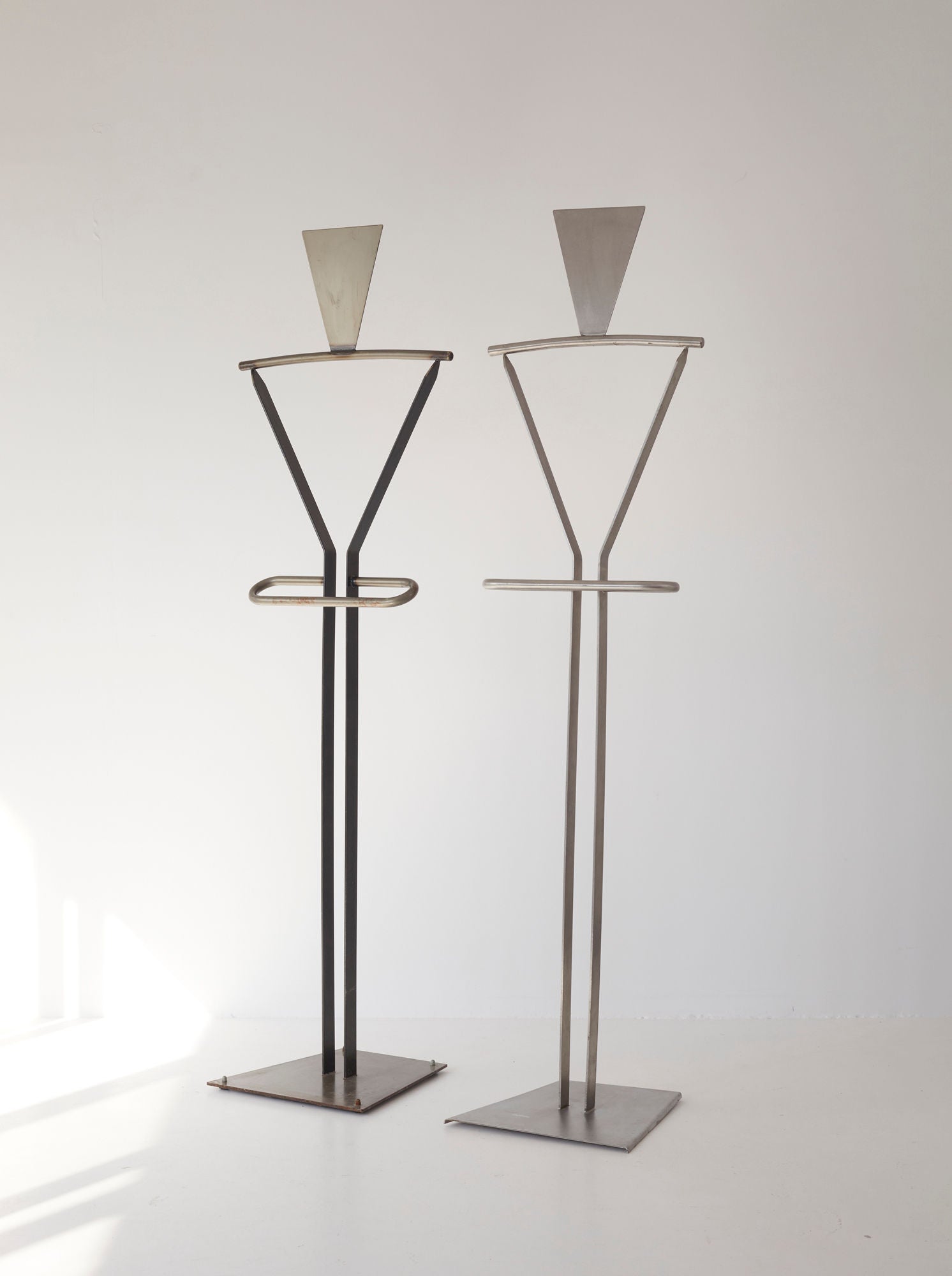 Pair of Metal Valet Stands 1980s