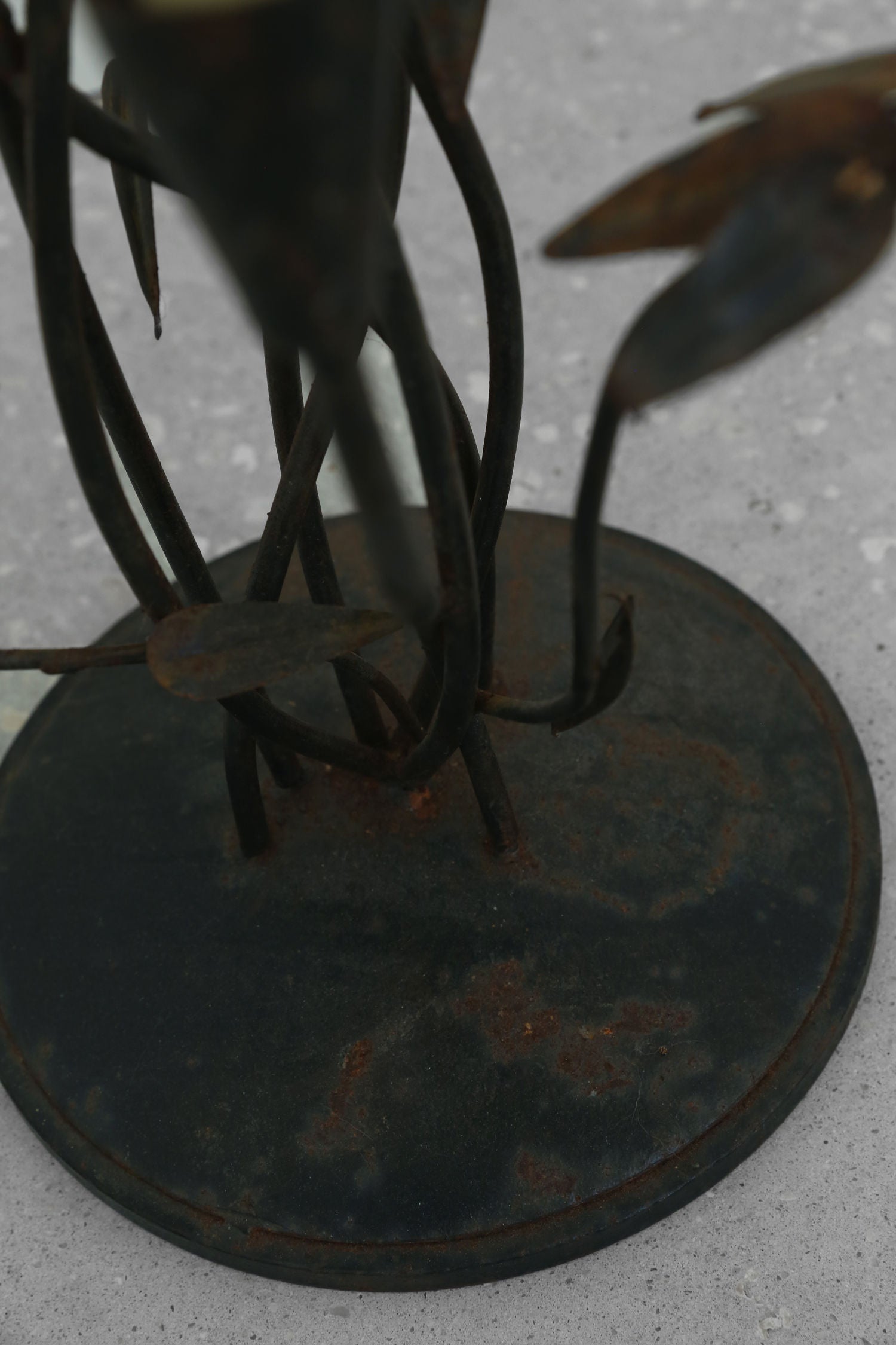 Iron Sculpture Candelabra