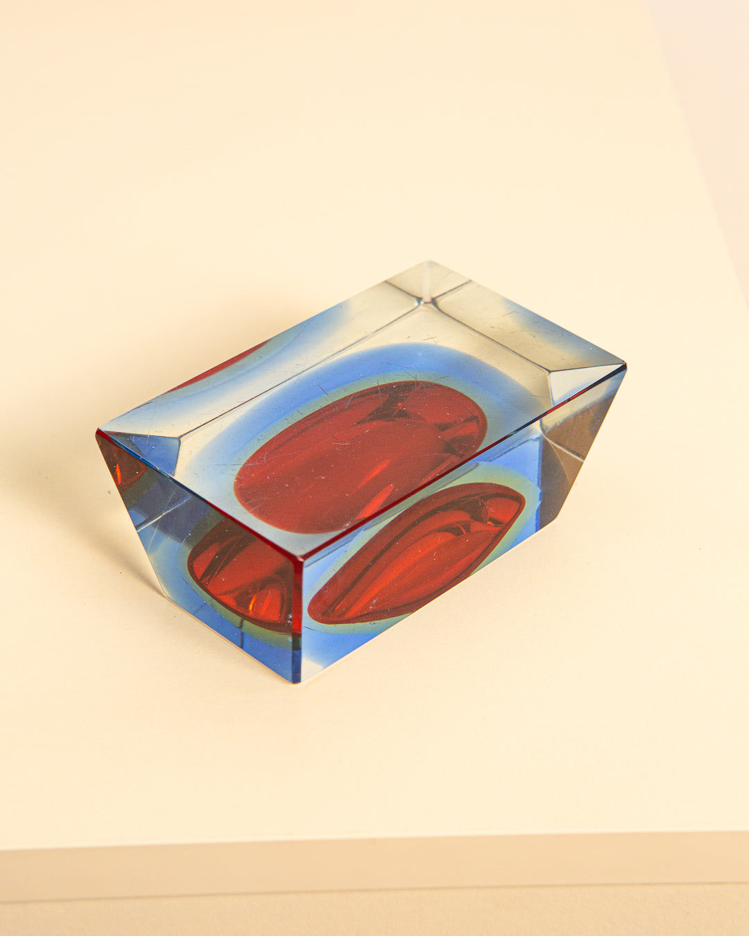 Vide-poches "Bloc" by Flavio Poli for Seguso 80's