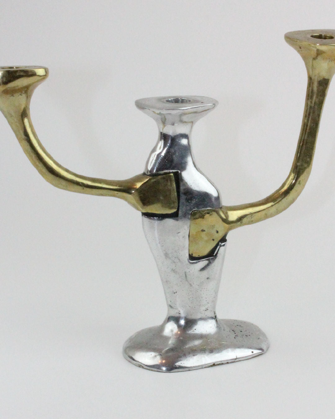 Brutalist Candleholder 70s
