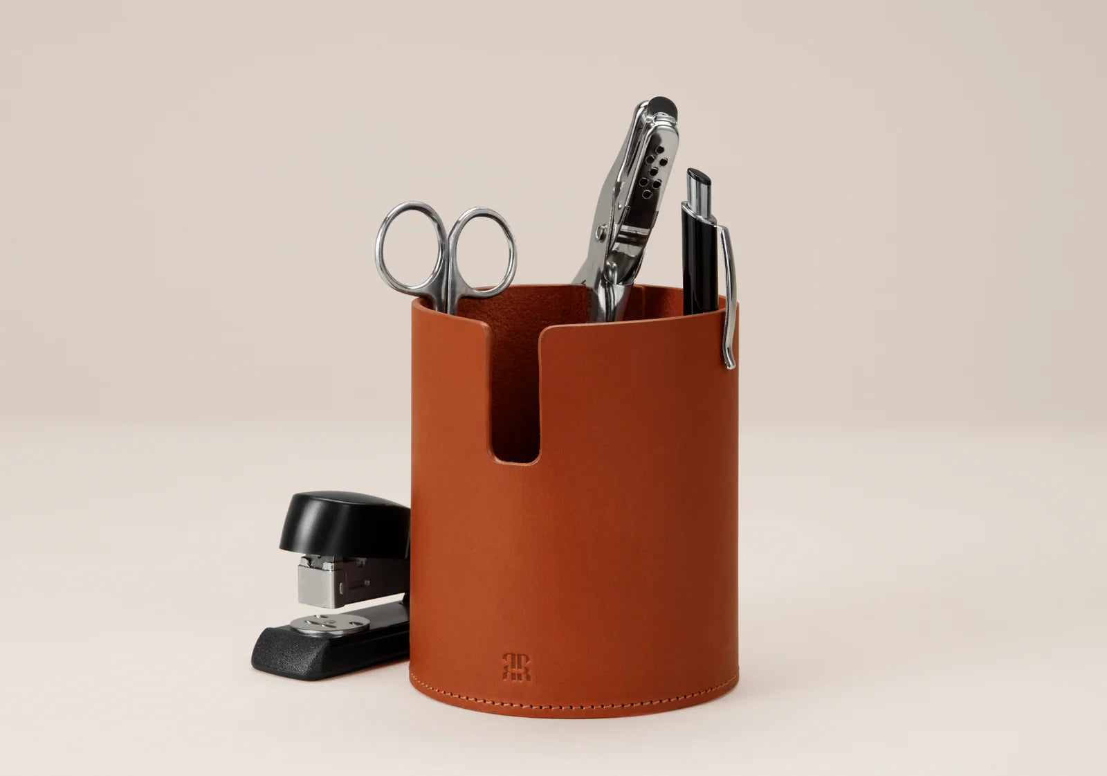 Ensemble Cadeau de Bureau en Cuir Deluxe