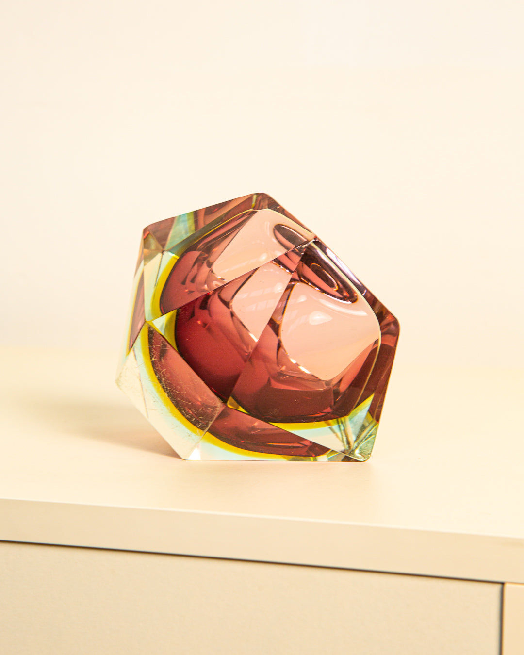Murano Glass “Diamant” Vide-poches by Flavio Poli