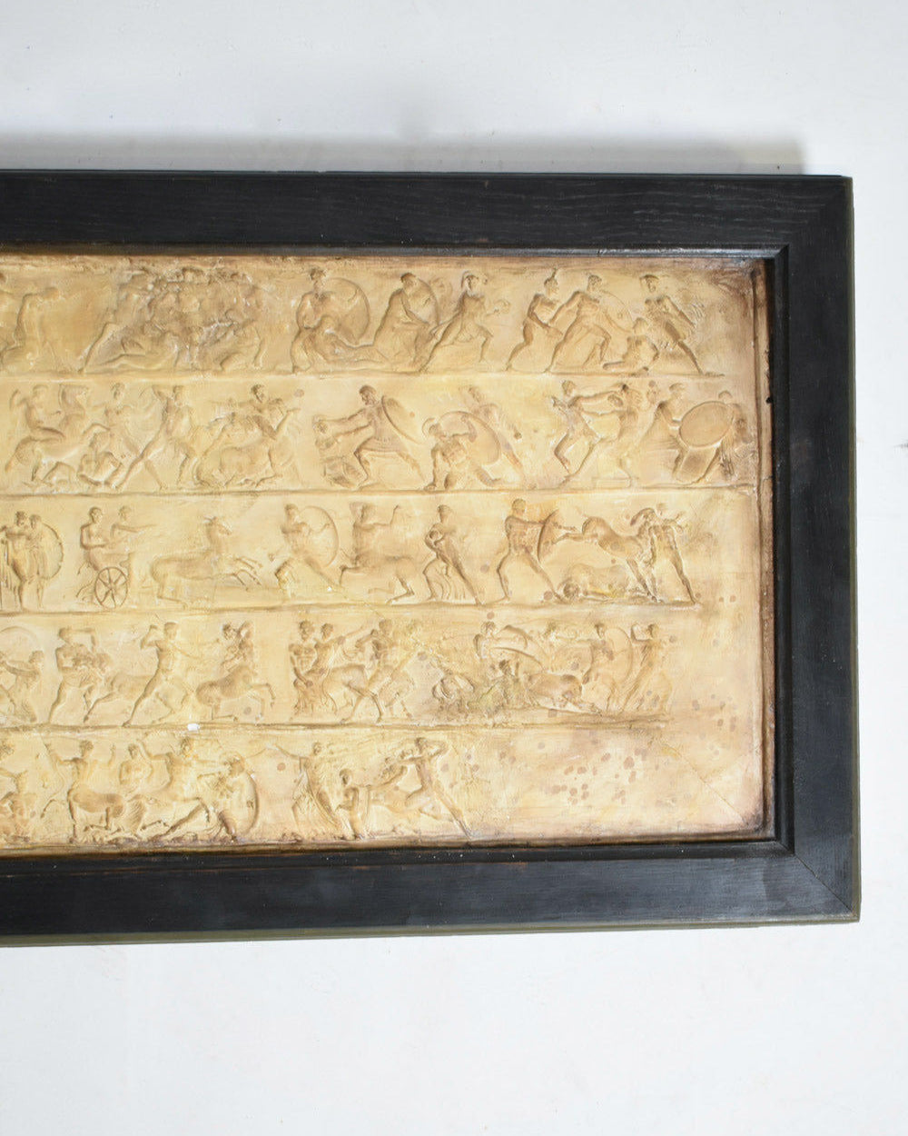 Plaster Mythological Bas-relief, 1940s.