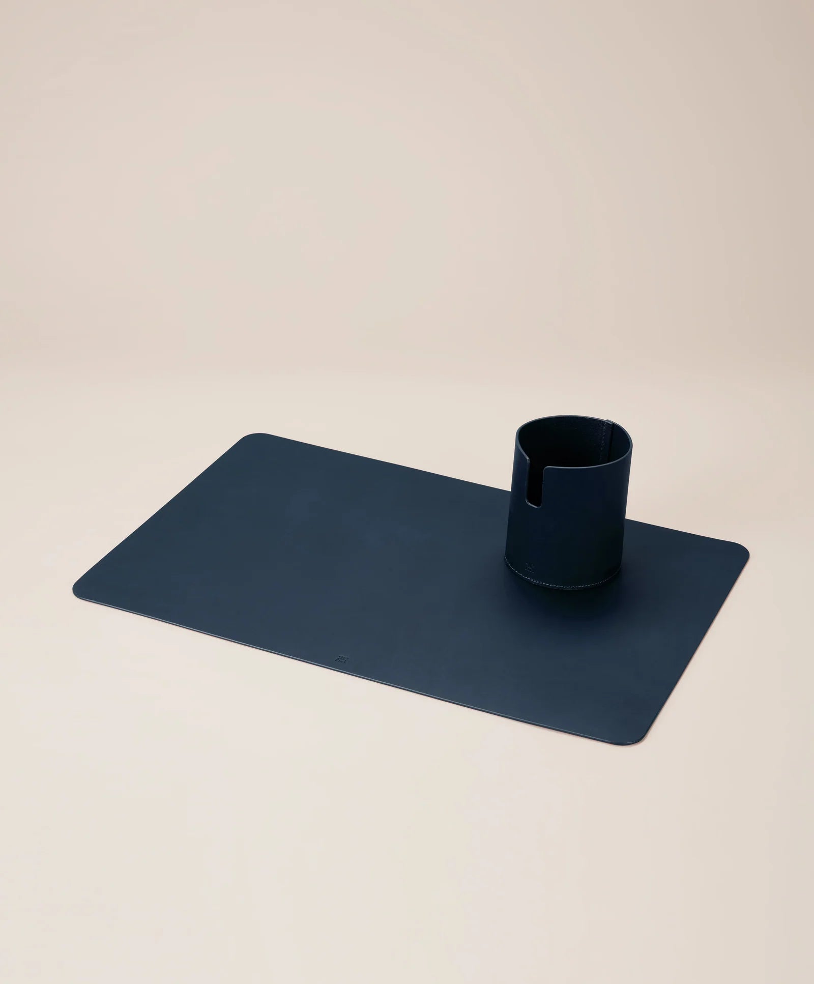 Leather Desk Gift Set Deluxe — side angle