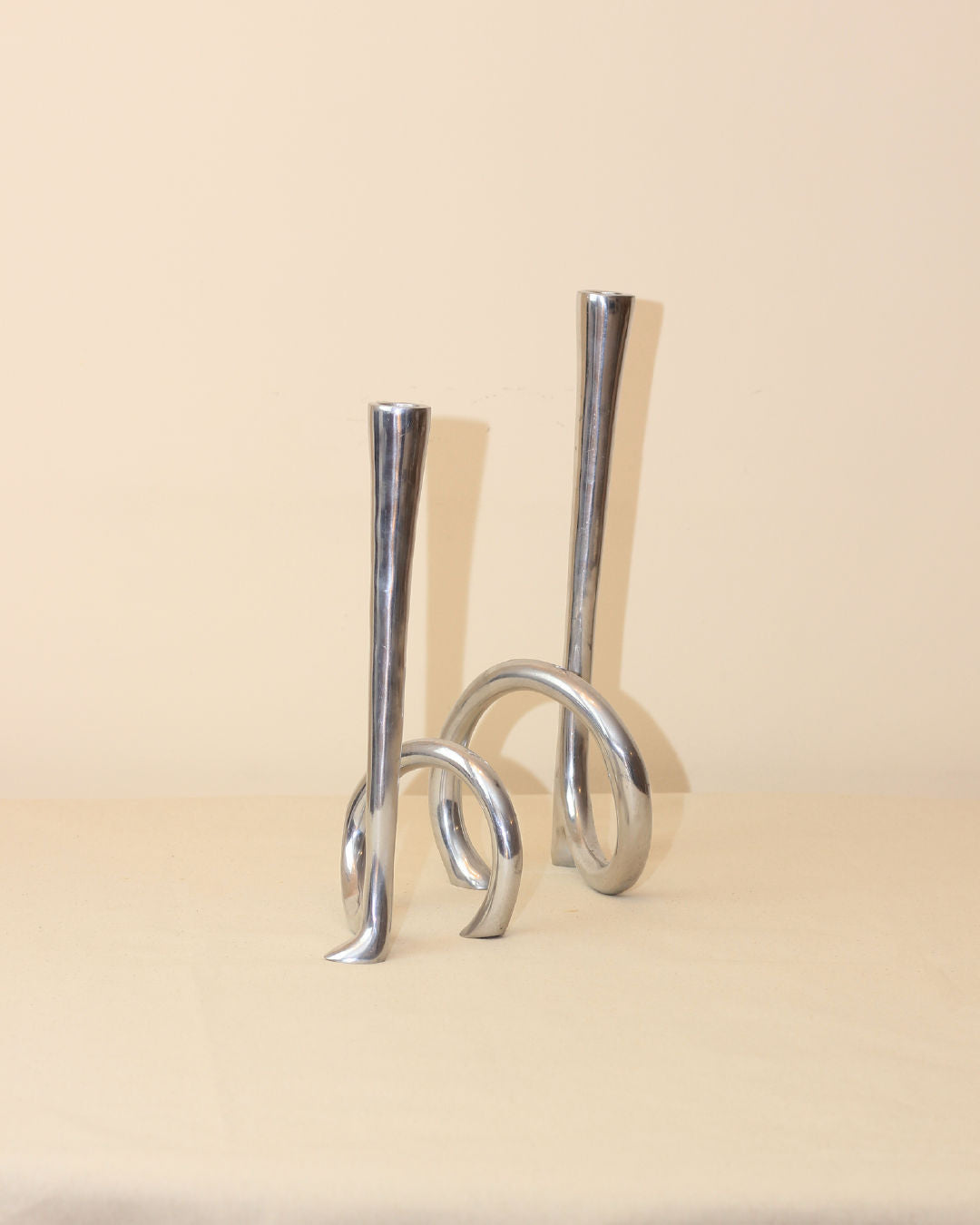 Cast Aluminum Candleholders