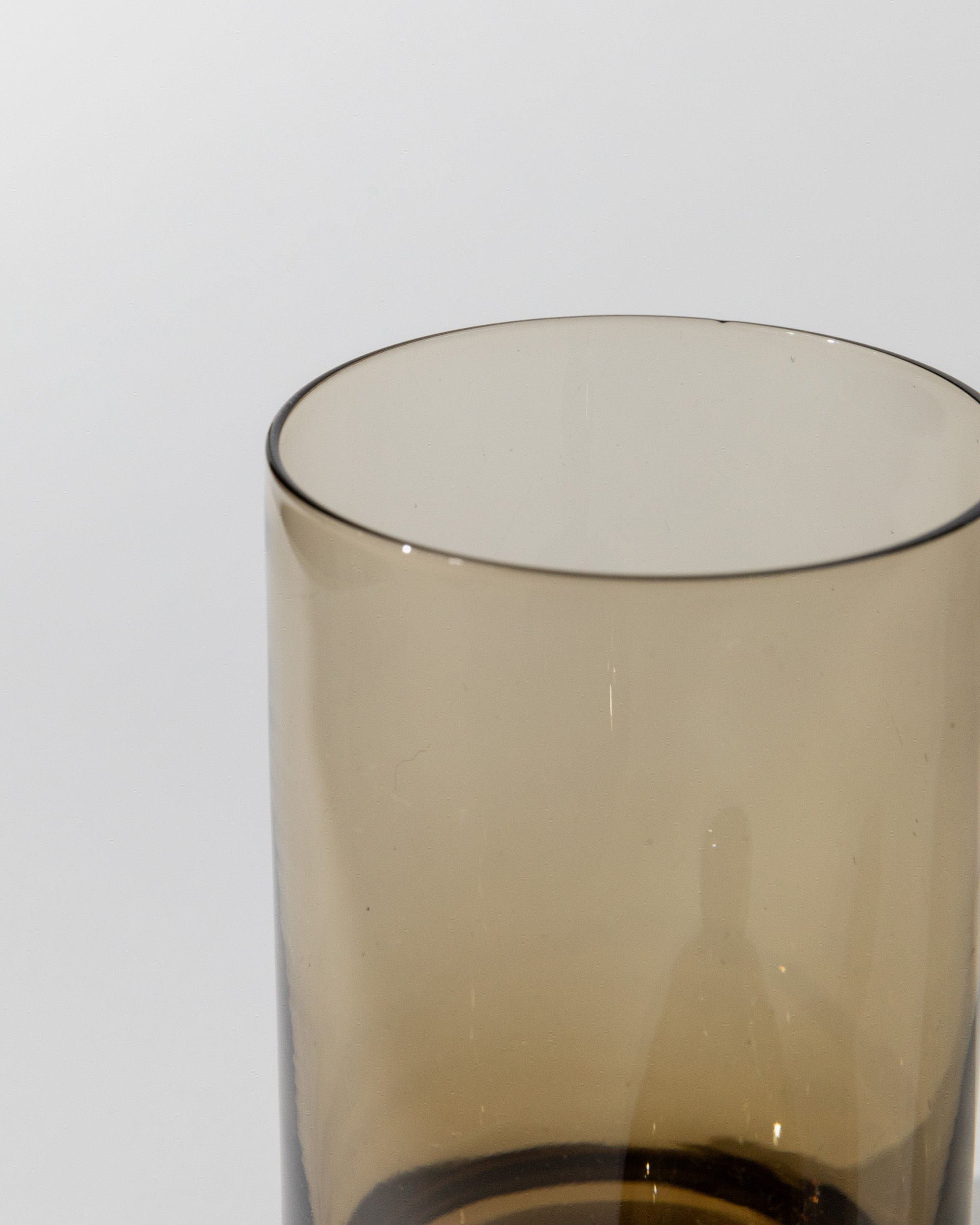 Amber Glass Lidded Box, Italy 1970s