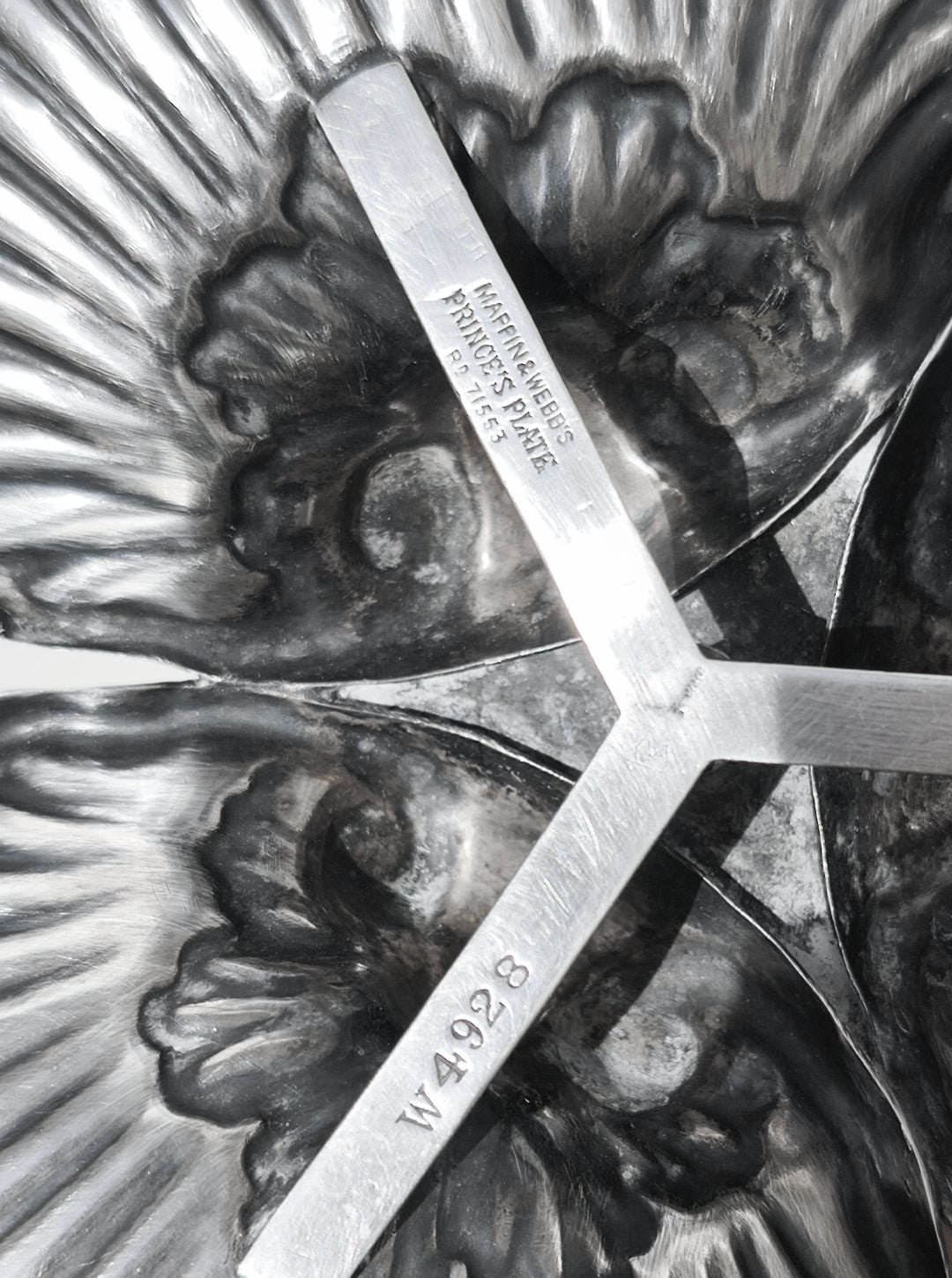 Large Silver-plated Triple Tray