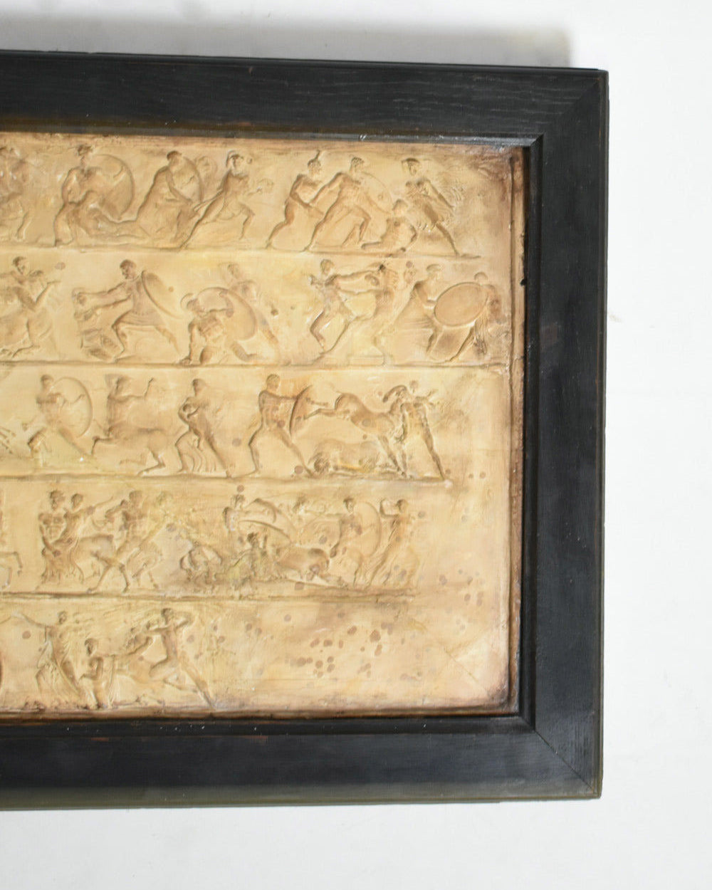 Plaster Mythological Bas-relief, 1940s.