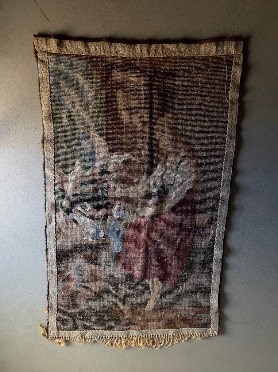High Pile Wool Wall Hanging, Sweden, 1960s