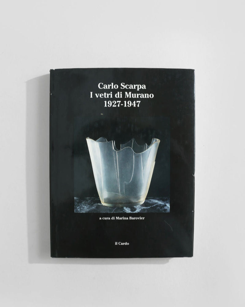 Carlo Scarpa Murano glass art book with translucent vase cover
