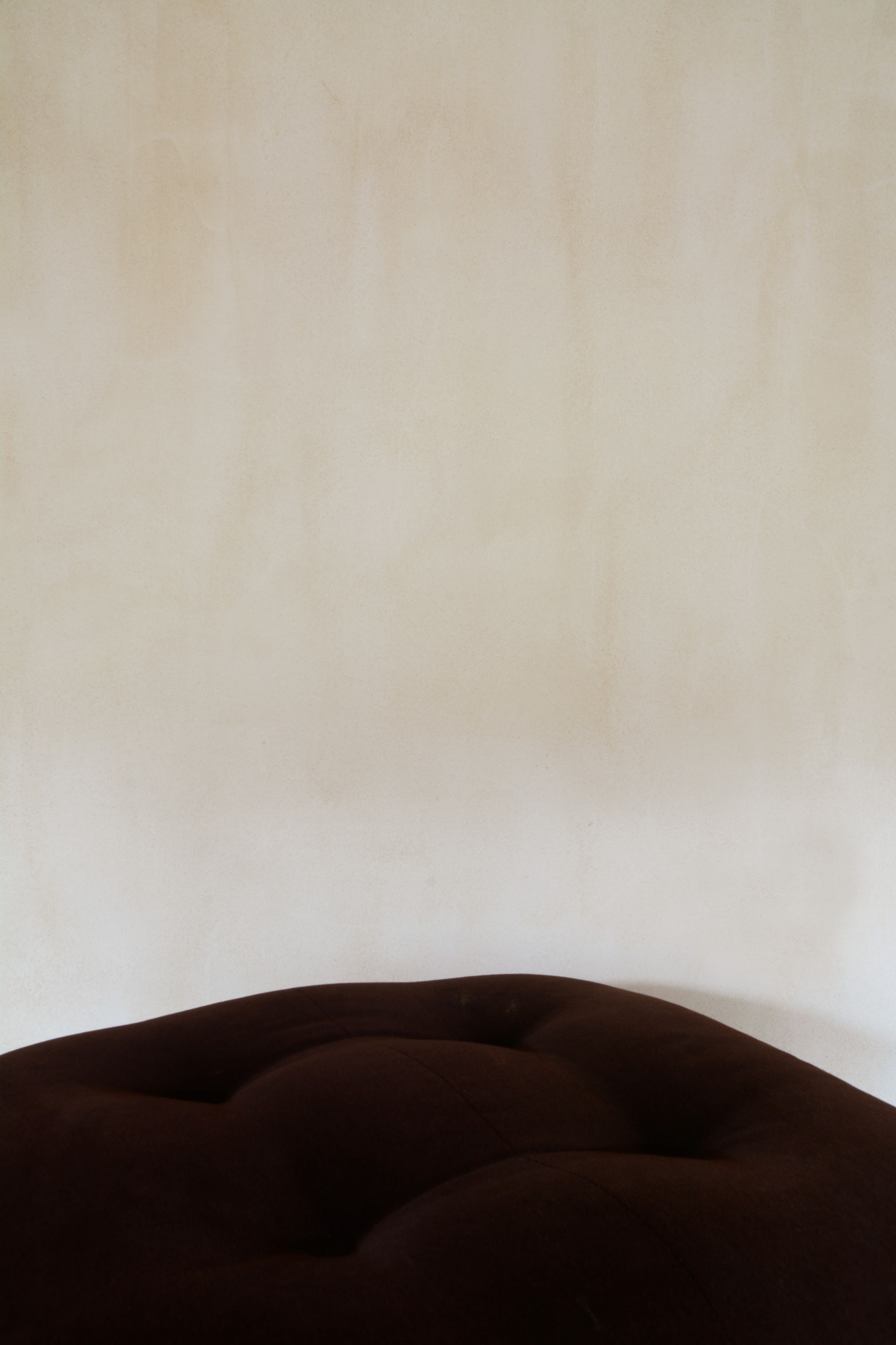Set of Soriana by Afra e Tobia Scarpa for Cassina, ca 1970 (2 armchairs + 1 pouf)