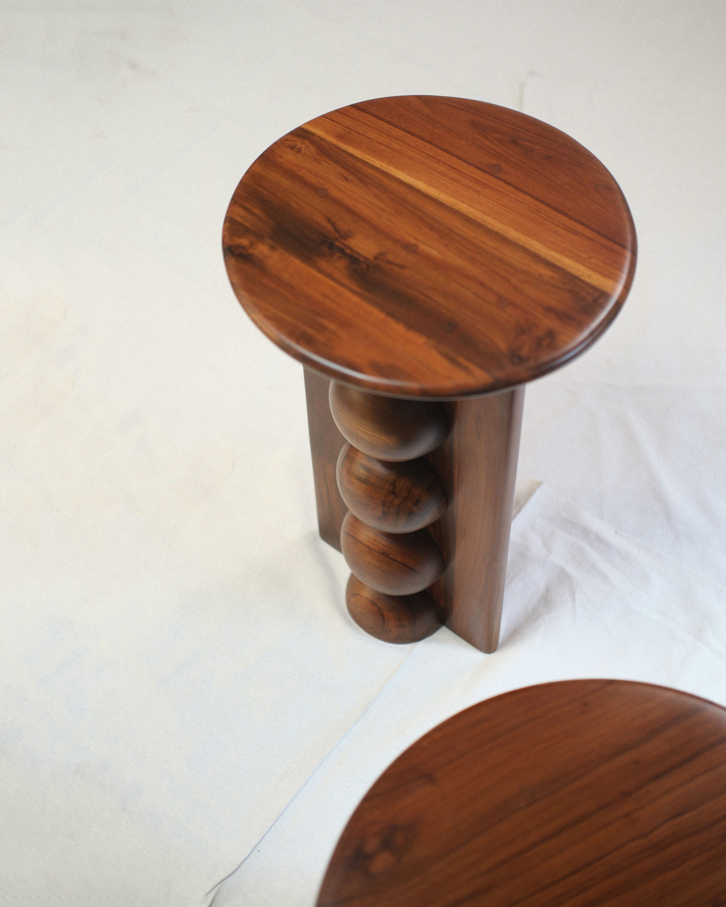 Set of 2 Wood Side Tables