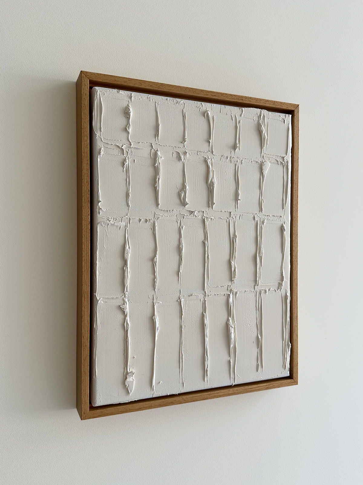 'Warm White - Heavy Texture' Painting