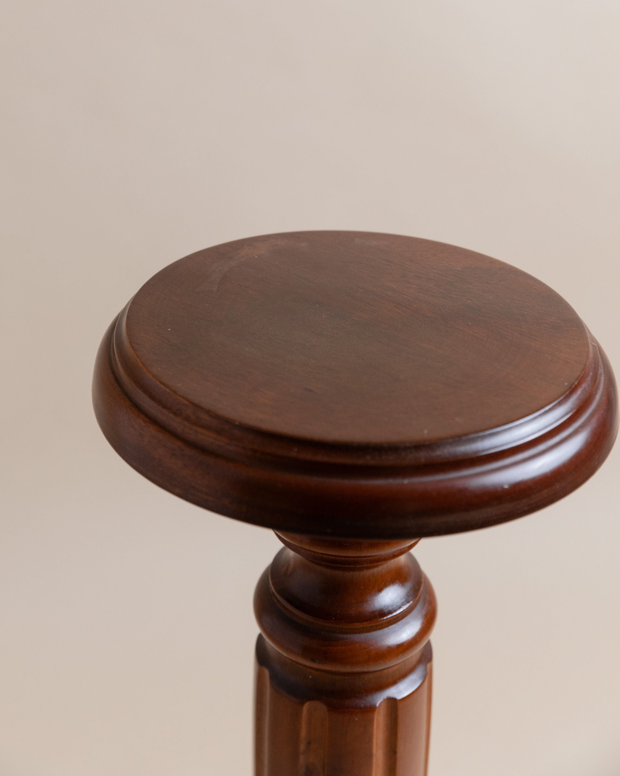 Wooden Stand, Column, Italy 1960s,
