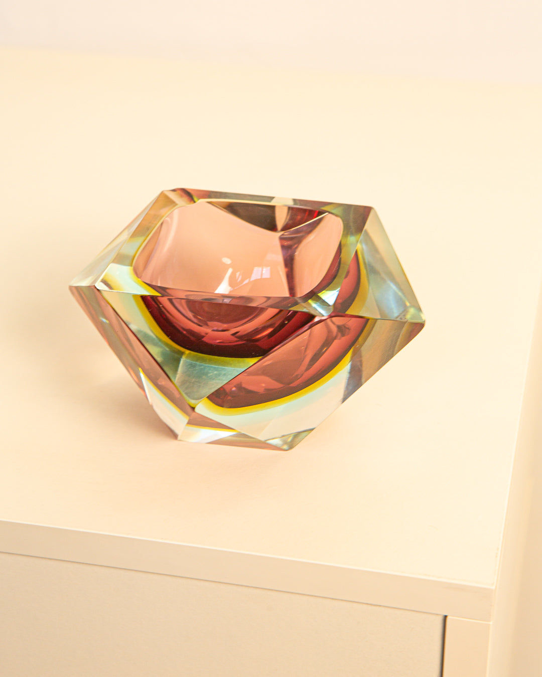 Murano Glass “Diamant” Vide-poches by Flavio Poli