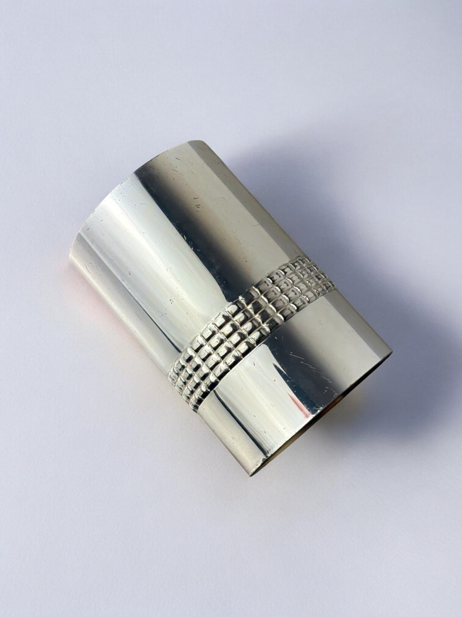 Silver Plated Cigarette Box, France, 1970s