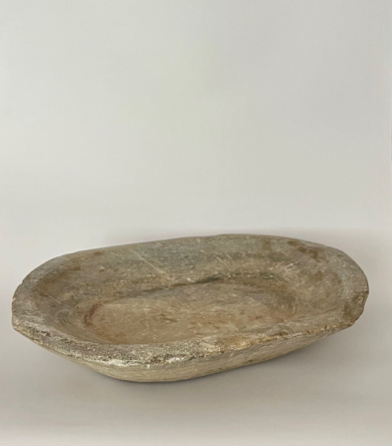 Large Antique Stone Bowl