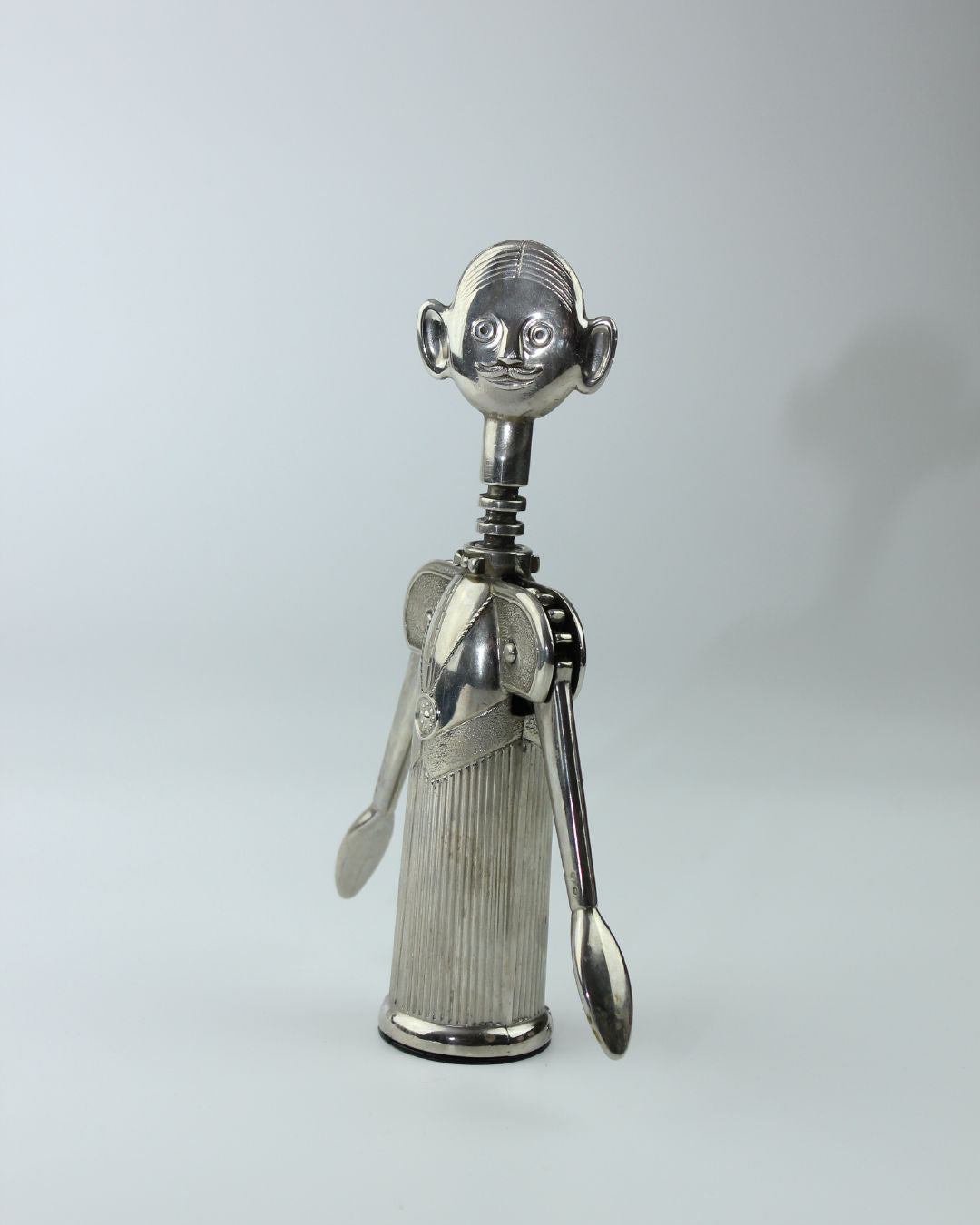 Silver Corkscrew by Aldo Columbo 1980s