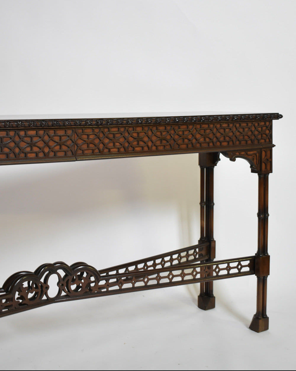 Carved Wood Console Table, XIXth c.