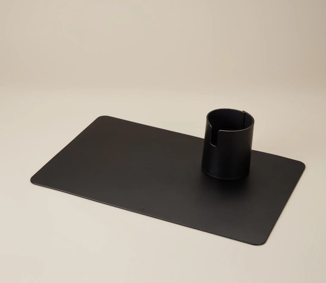 Leather Desk Gift Set Deluxe — lifestyle setting