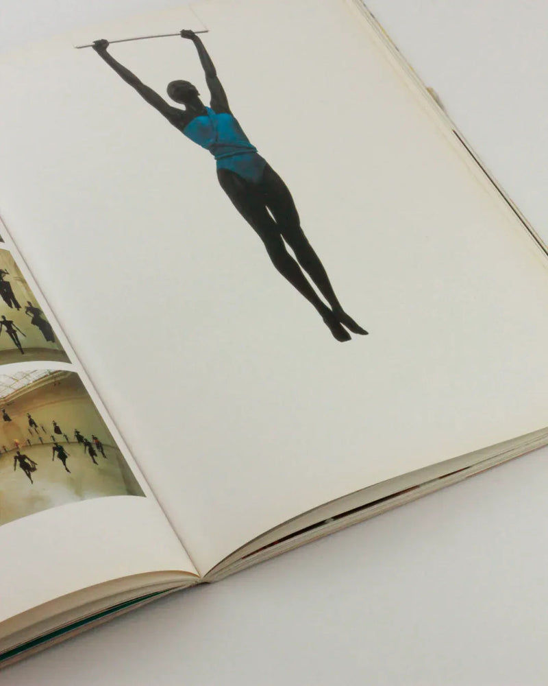  Close-up of the spine of Issey Miyake Vintage Book with intricate detailing