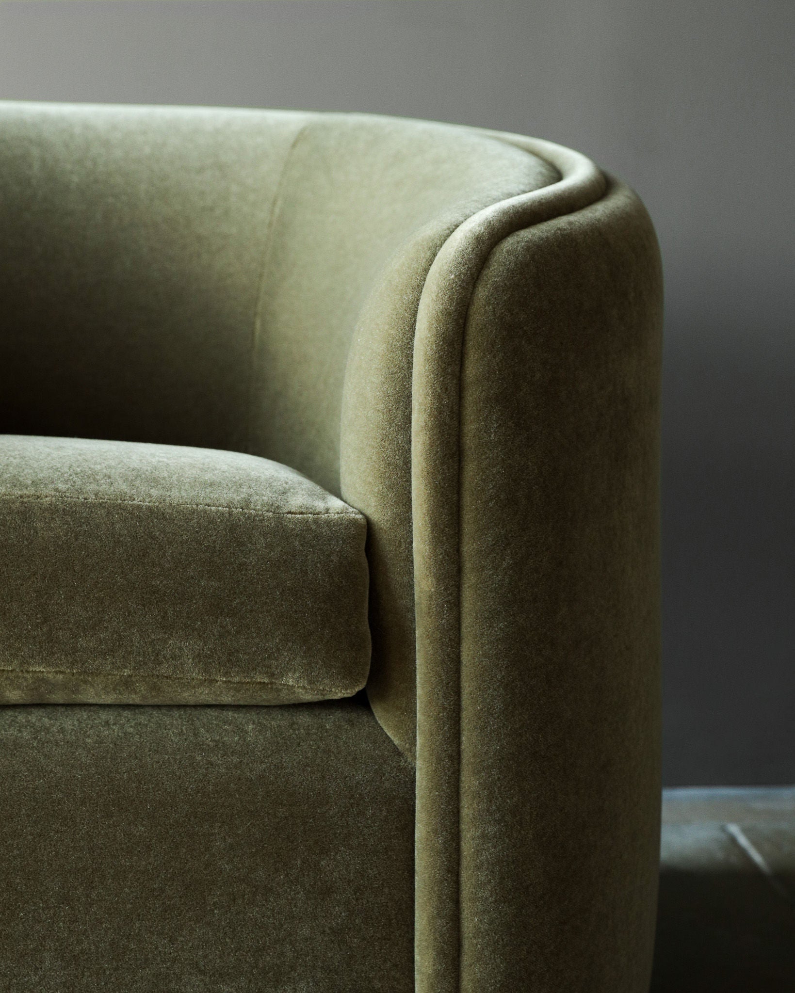 DE GAULLE' Mohair Armchair by Studio OSKLO | The Oblist DE GAULLE' Mohair Armchair by Studio OSKLO | The Oblist