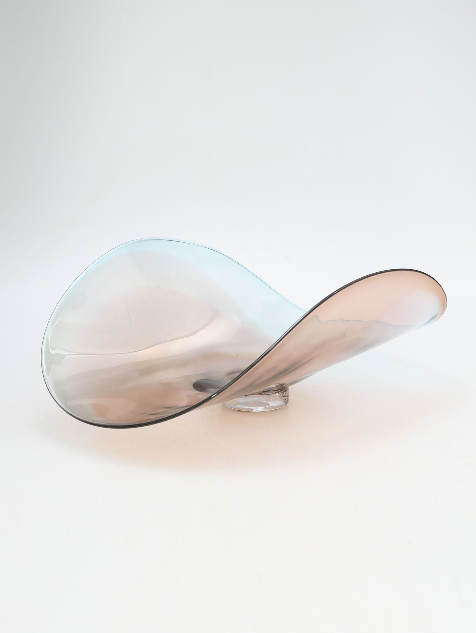 Large Iridescent Glass Bowl by Mats Johasson