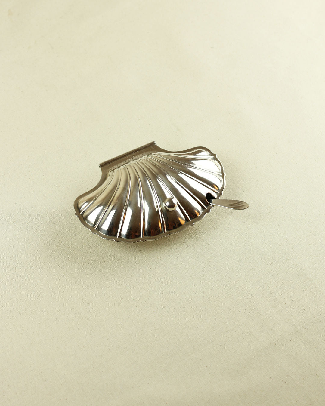 Silver Shell-shaped Butter Dish