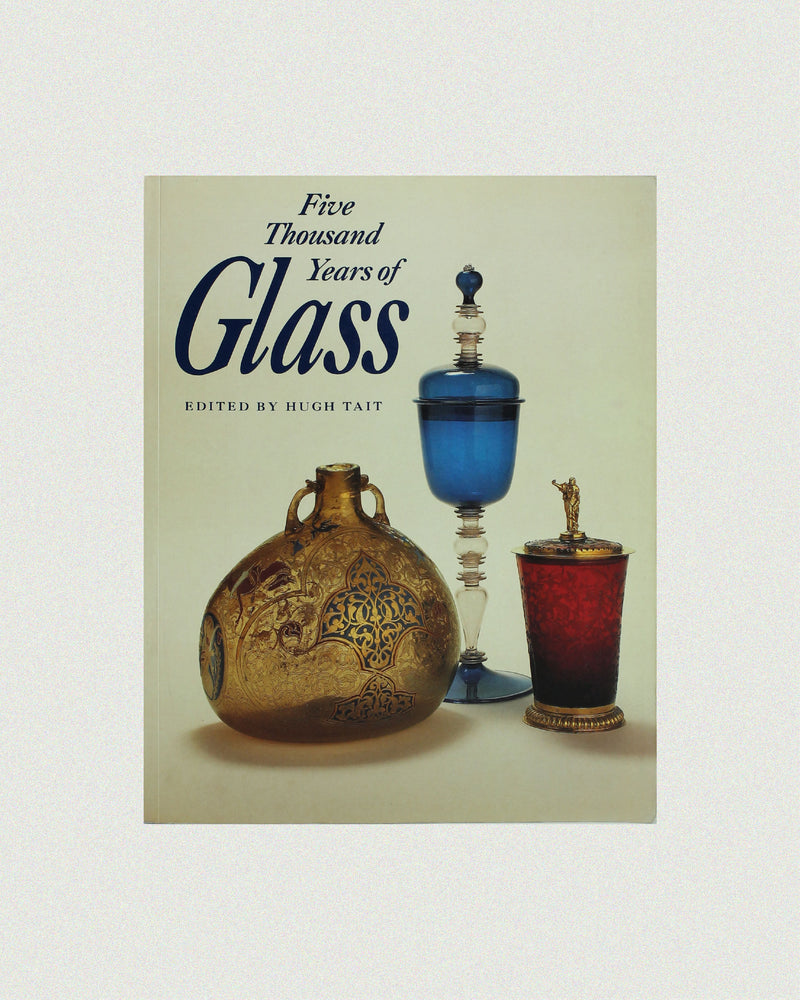 Five Thousand Years of Glass book cover with antique vessels