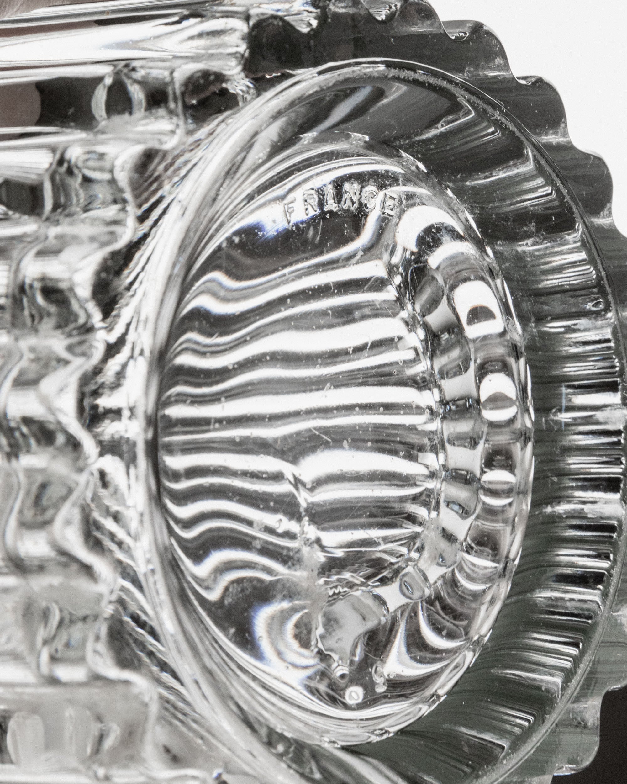 Clear Glass Vase by Luminarc, France 1970s
