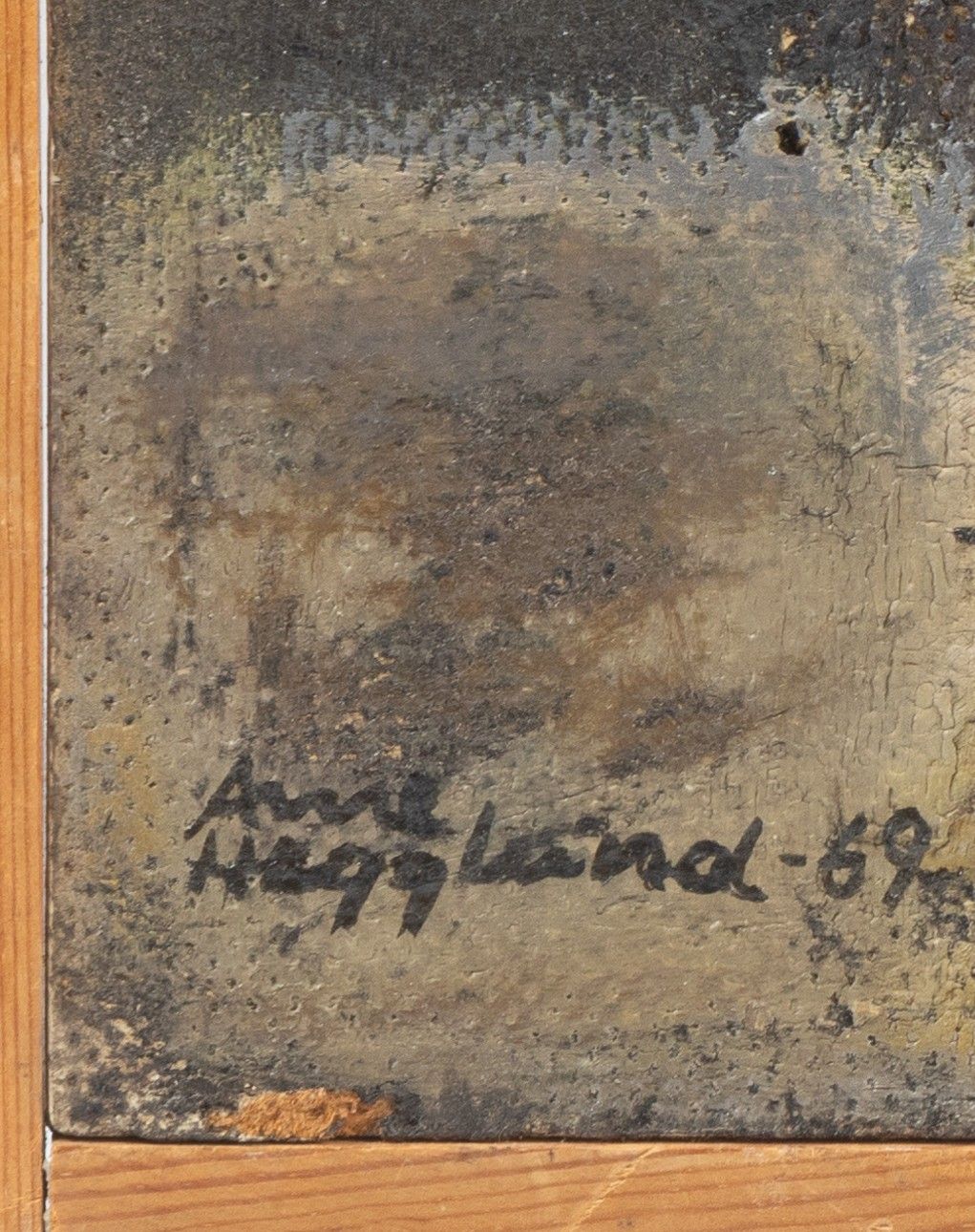 Still life, Oil on Panel, 1969