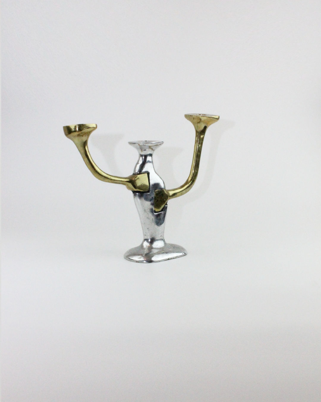 Brutalist Candleholder 70s
