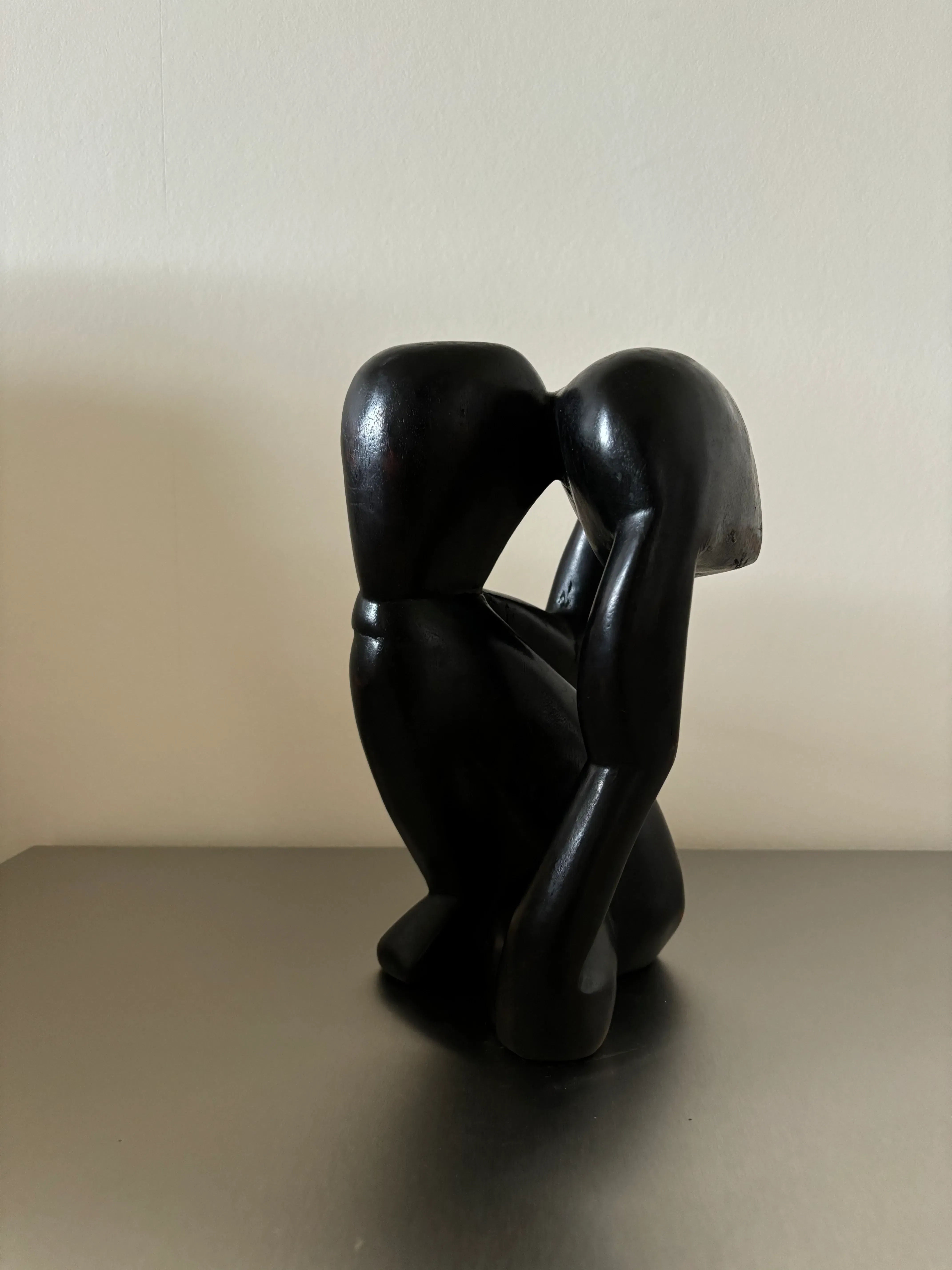 Black Wooden Object Thinker - The Oblist