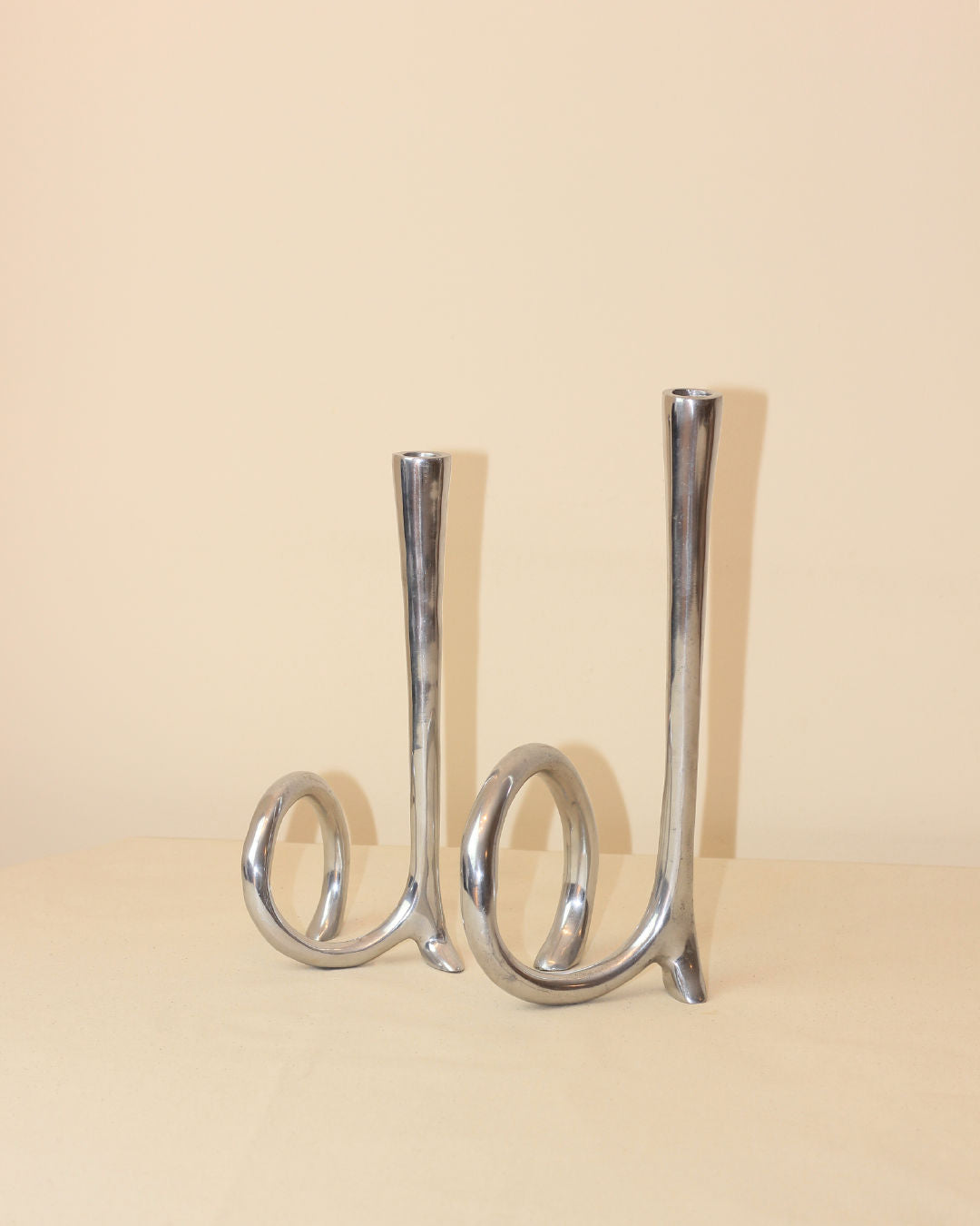 Cast Aluminum Candleholders