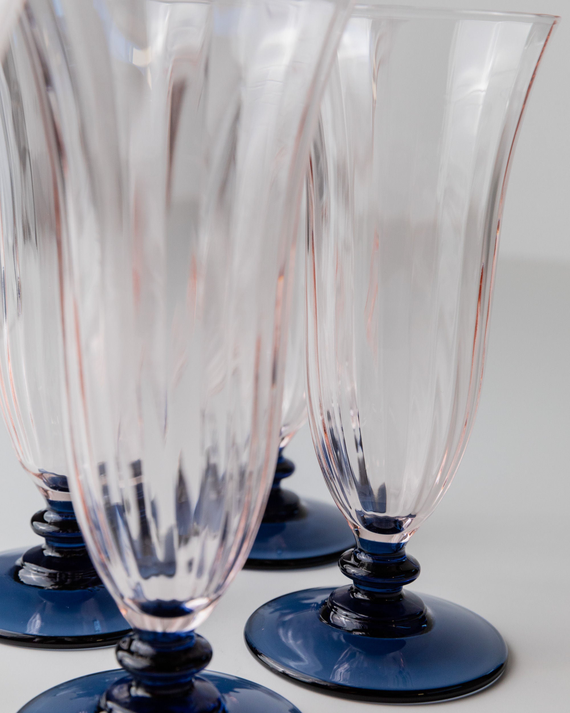 Set of 6 Murano Glass, Italy 70s